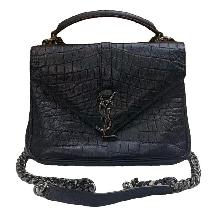 Collége monogramme leather handbag