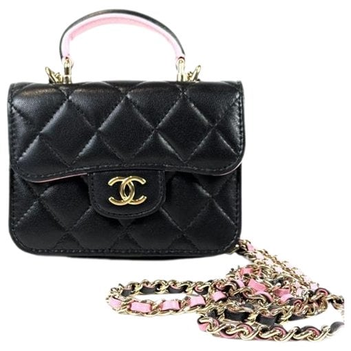 Leather clutch bag