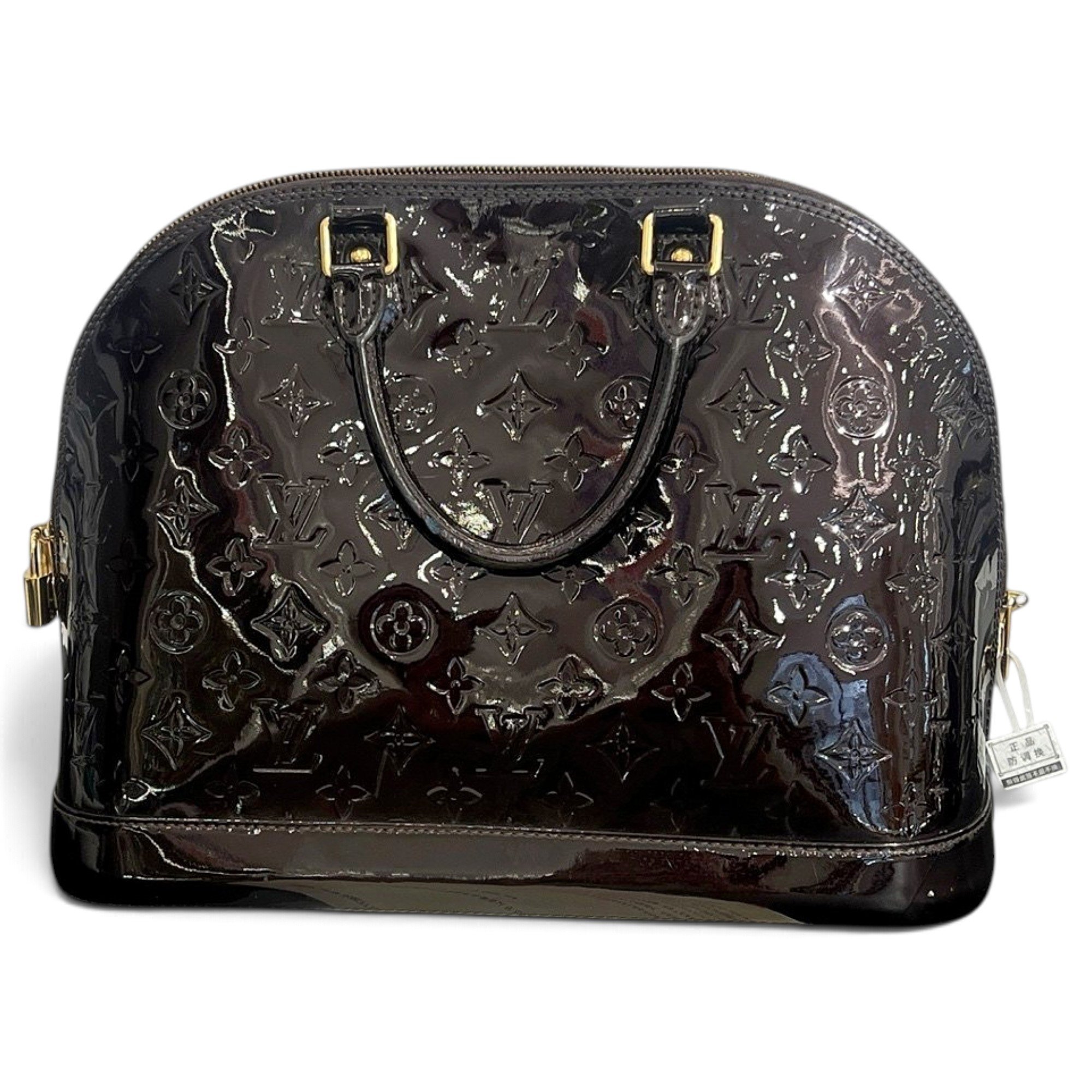 Alma patent leather handbag