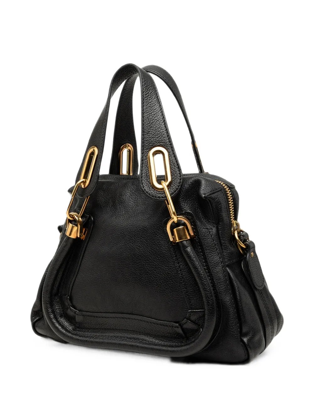 2011 Small Pebbled Leather Paraty satchel