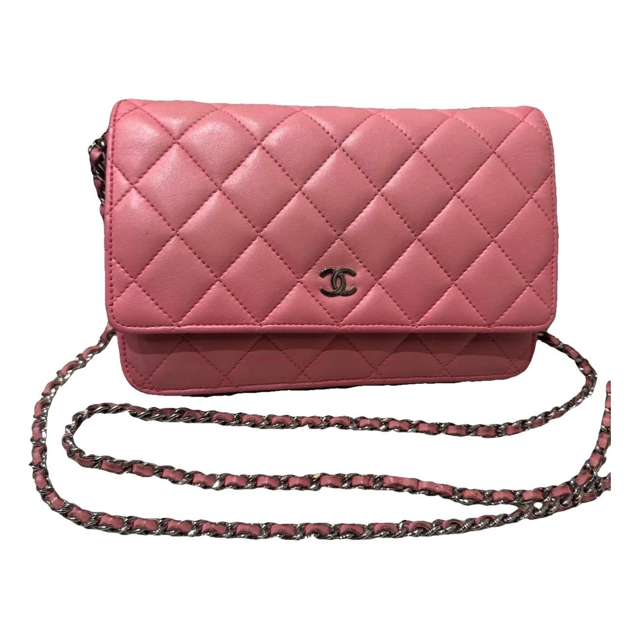 Wallet On Chain Timeless/Classique leather crossbody bag