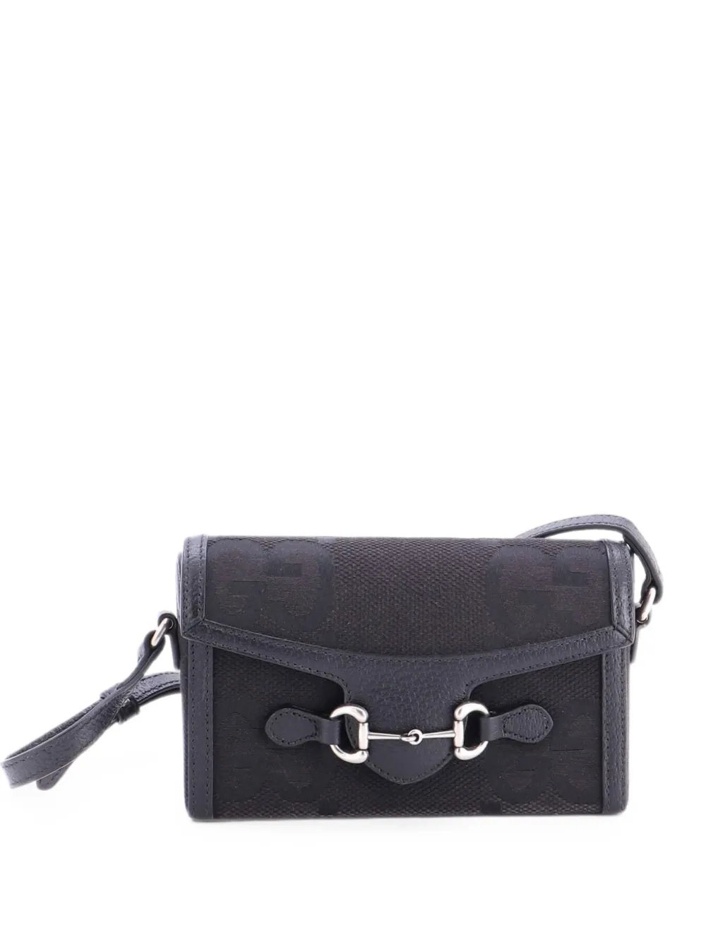 Horsebit 1955 Flap Jumbo GG Canvas Mini crossbody bag