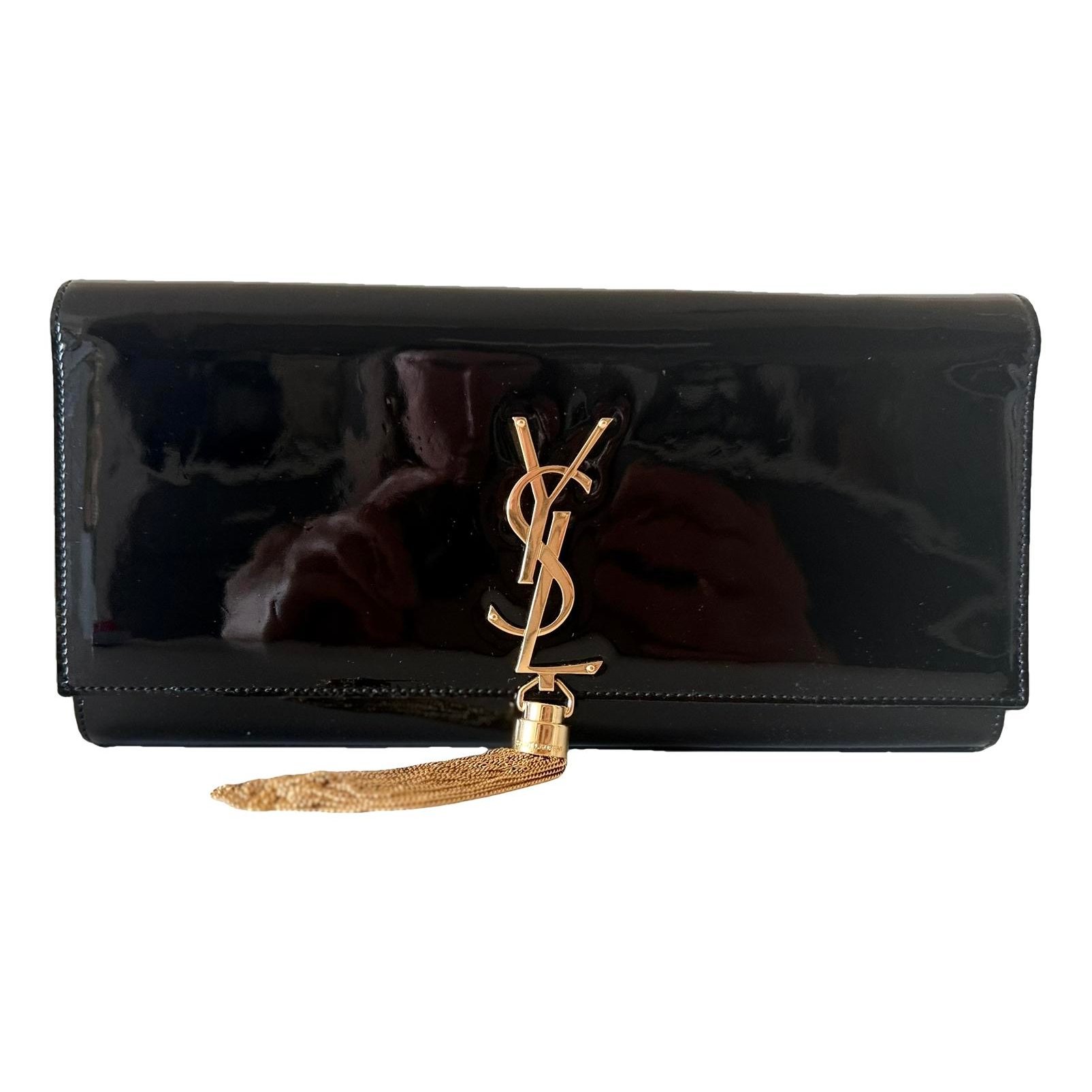 Cassandre leather clutch bag