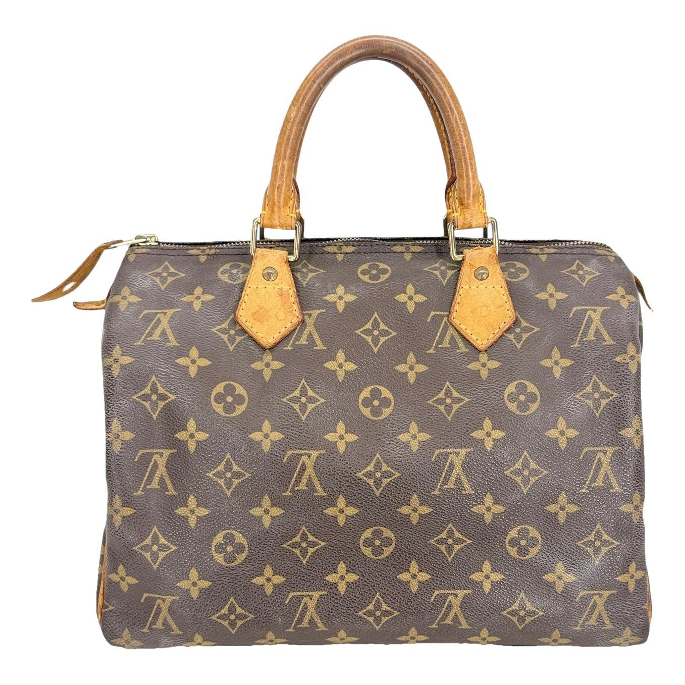 Speedy leather handbag