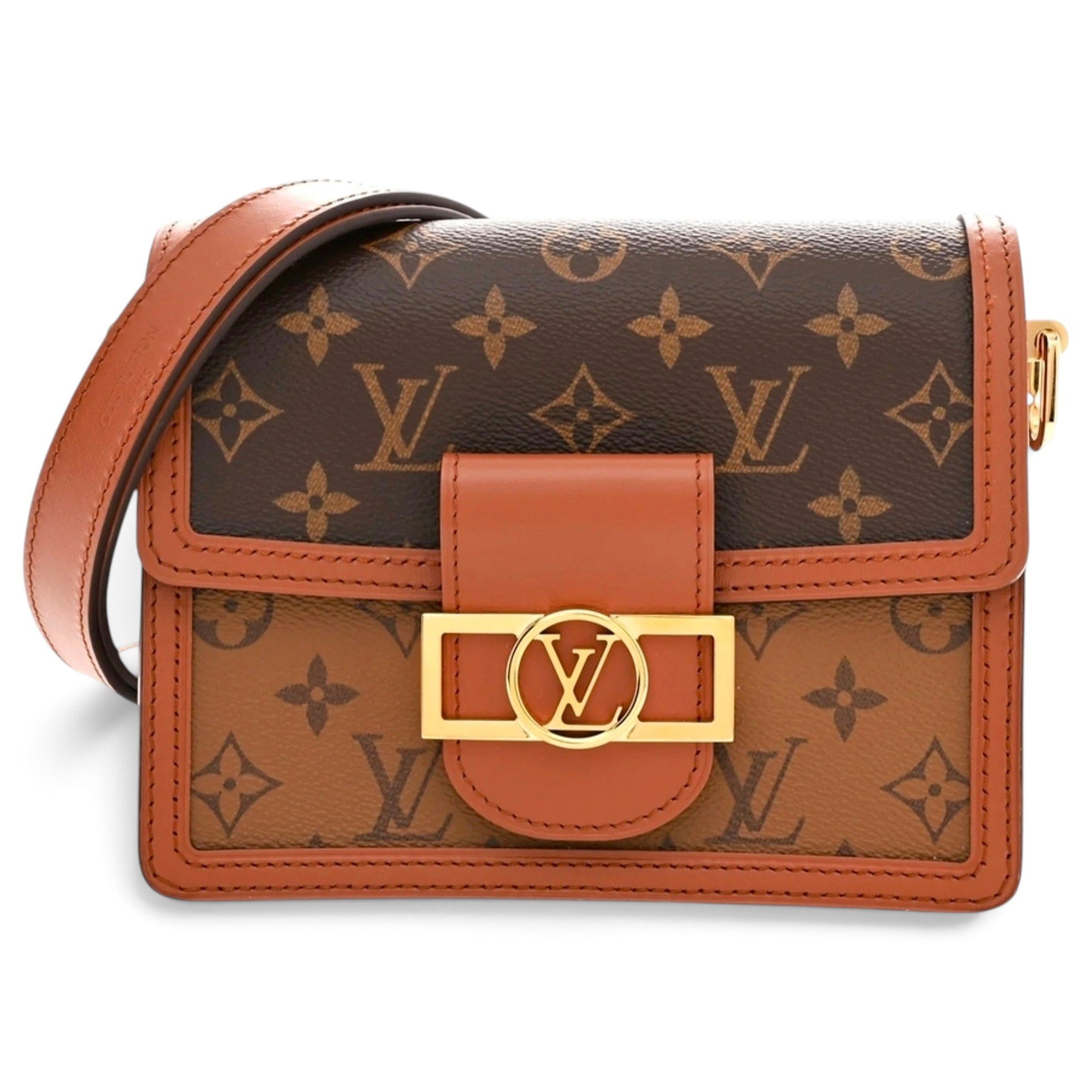 Dauphine Mini leather handbag