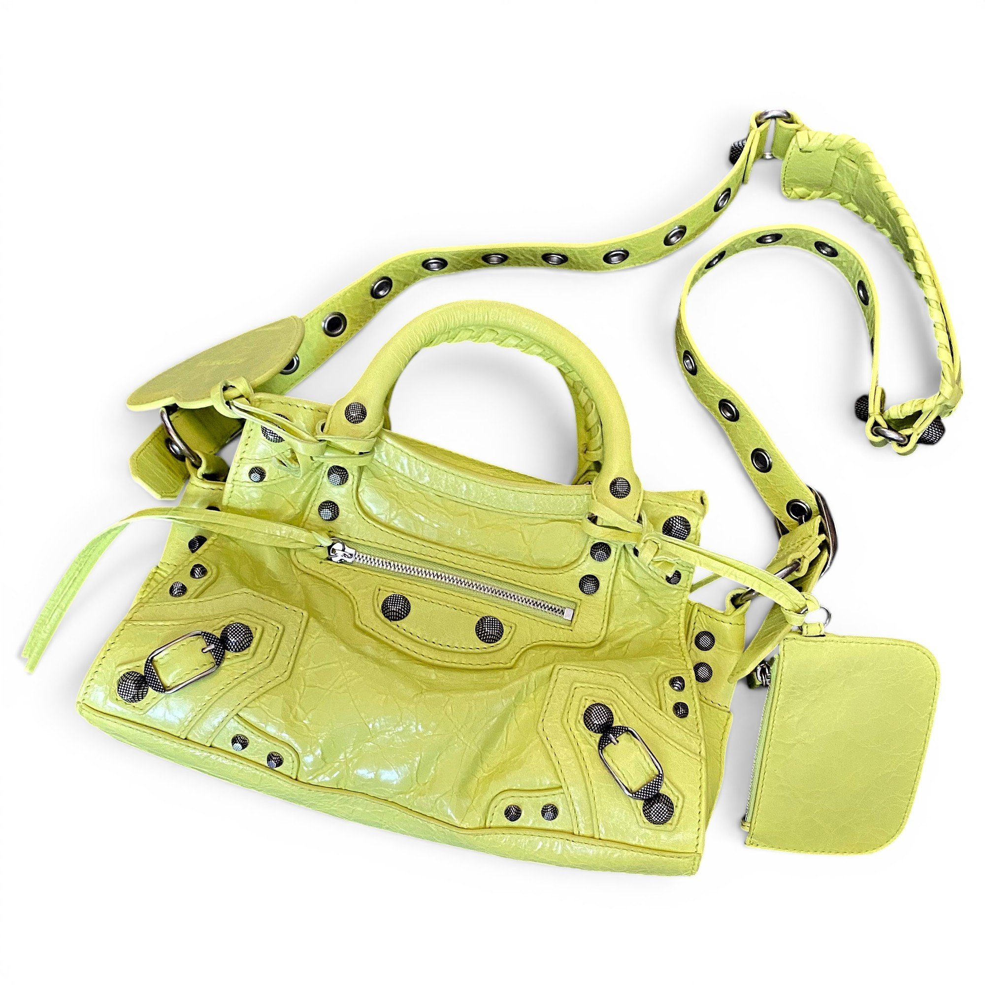 Leather handbag