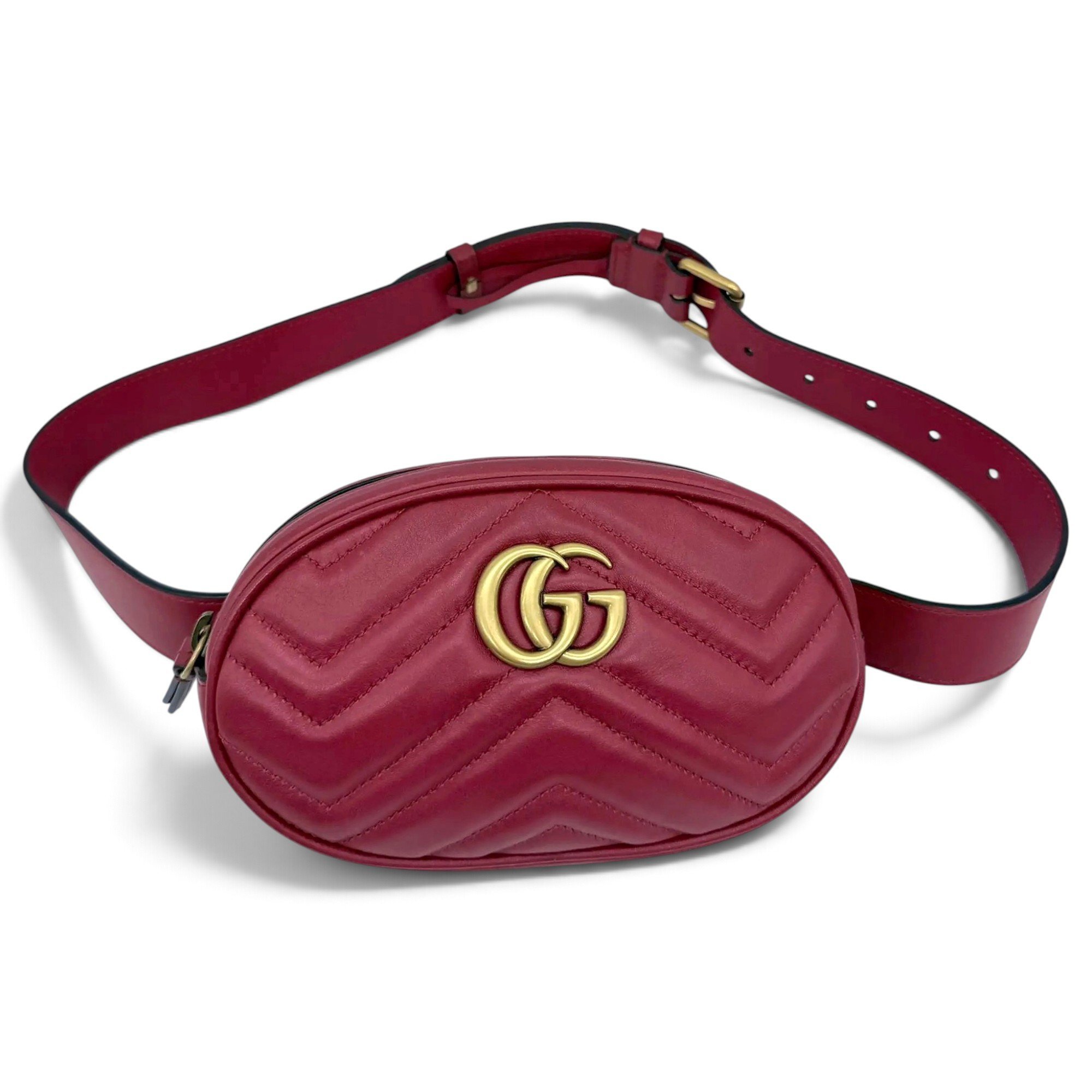 GG Marmont Oval leather handbag