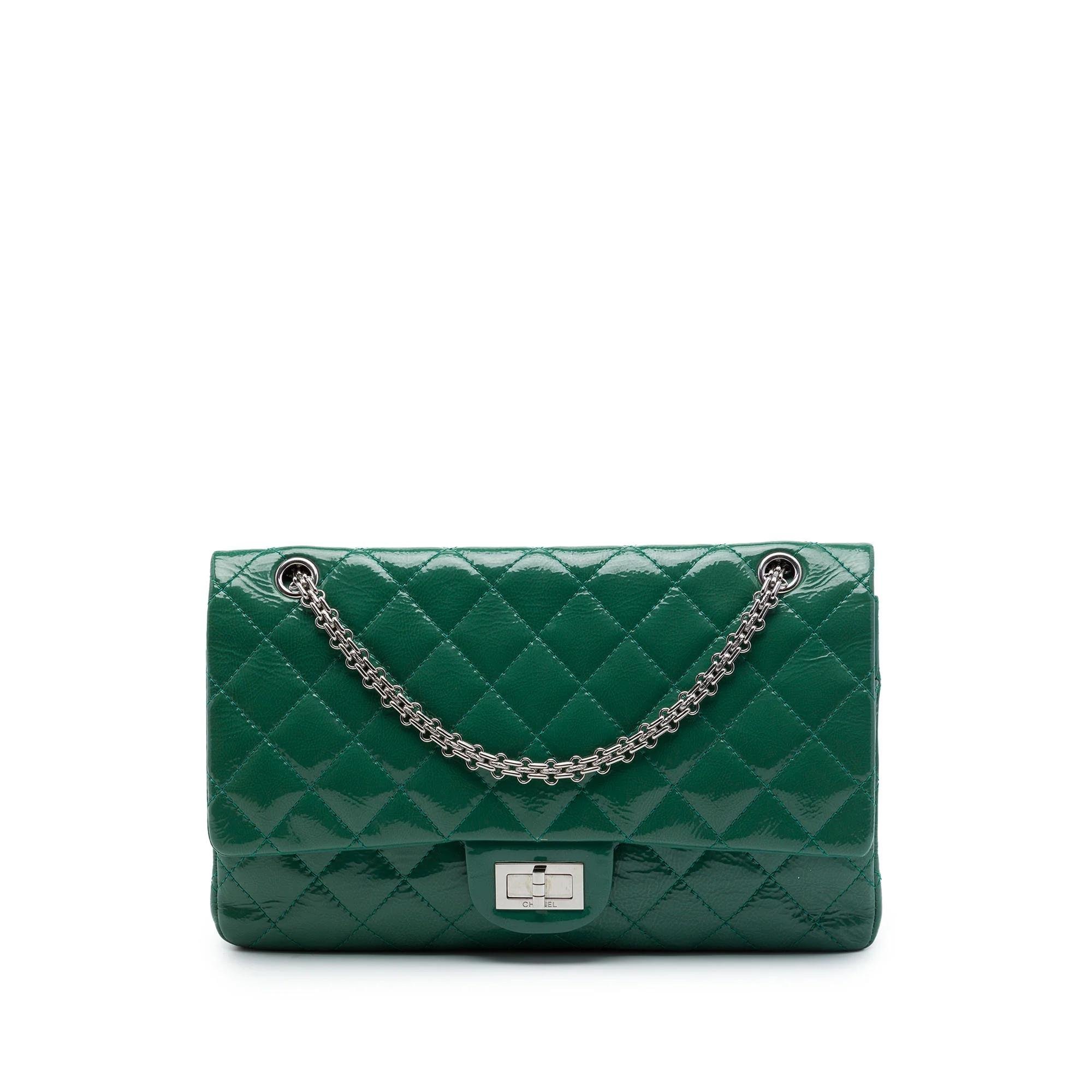 2.55 patent leather handbag