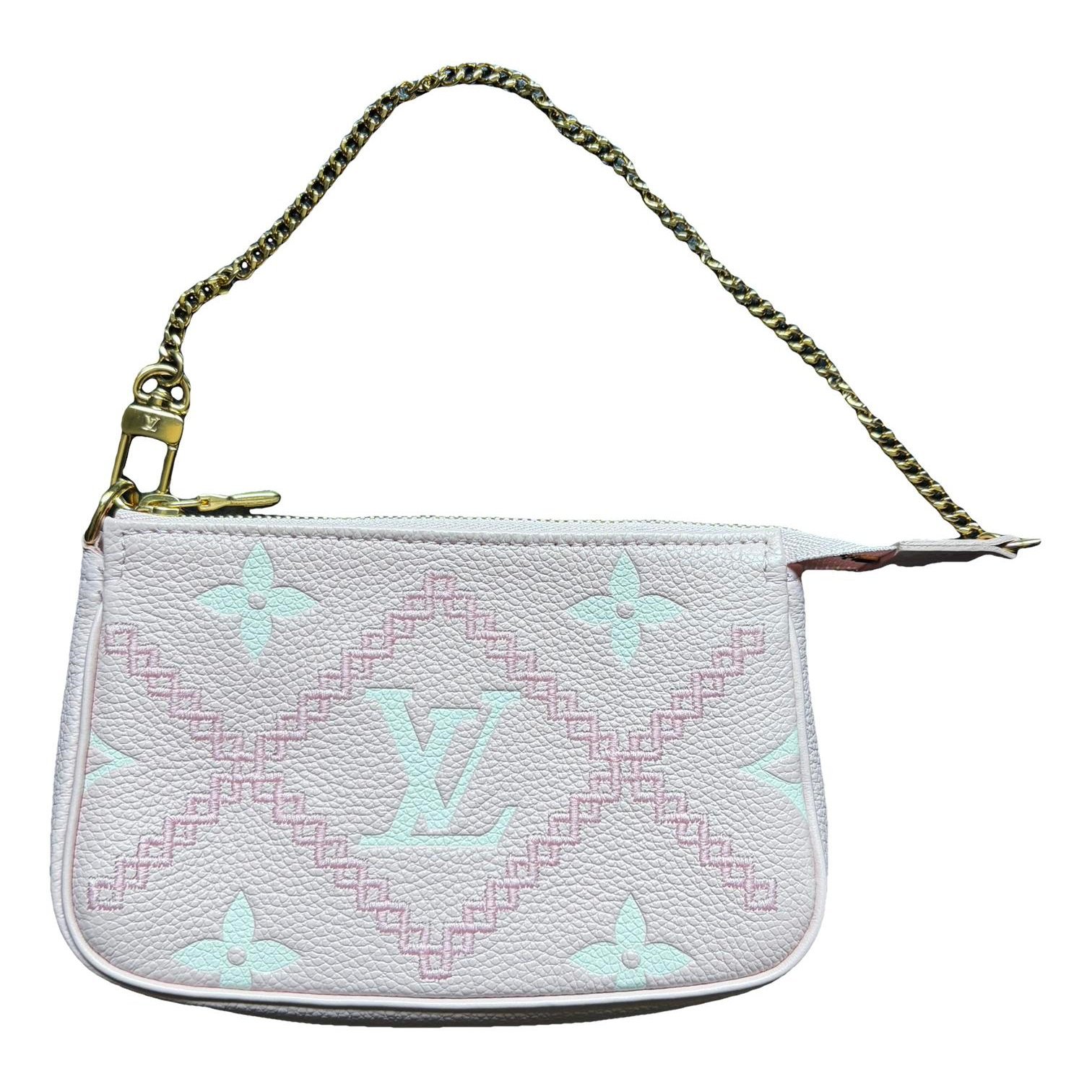 Vegan leather clutch bag