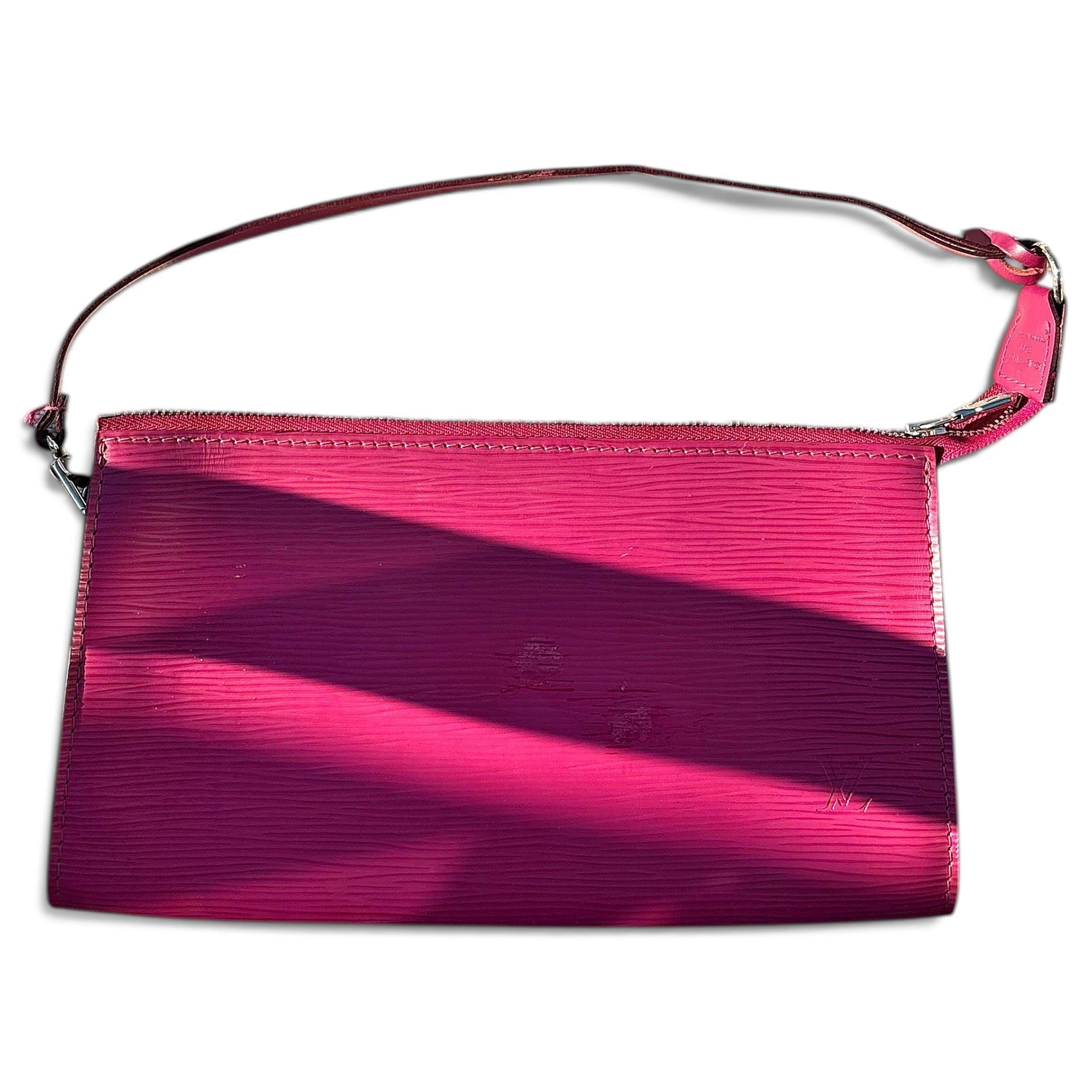 Sunset Boulevard leather clutch bag