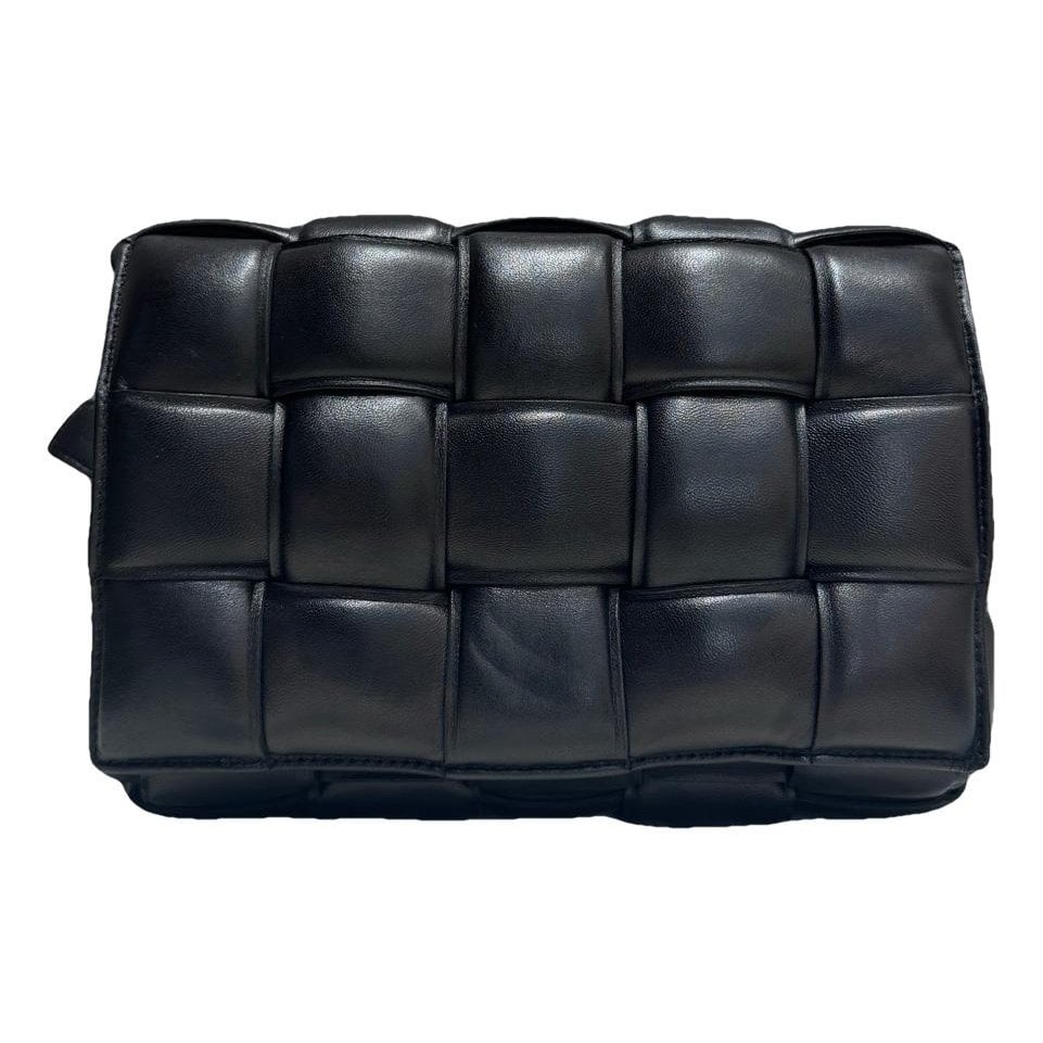 Cassette leather handbag