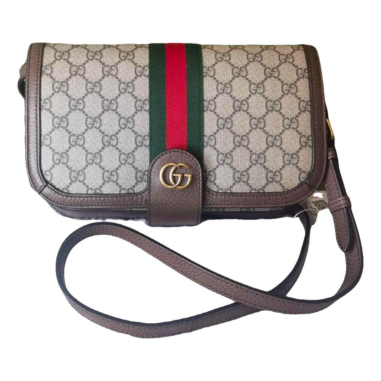 Ophidia patent leather crossbody bag
