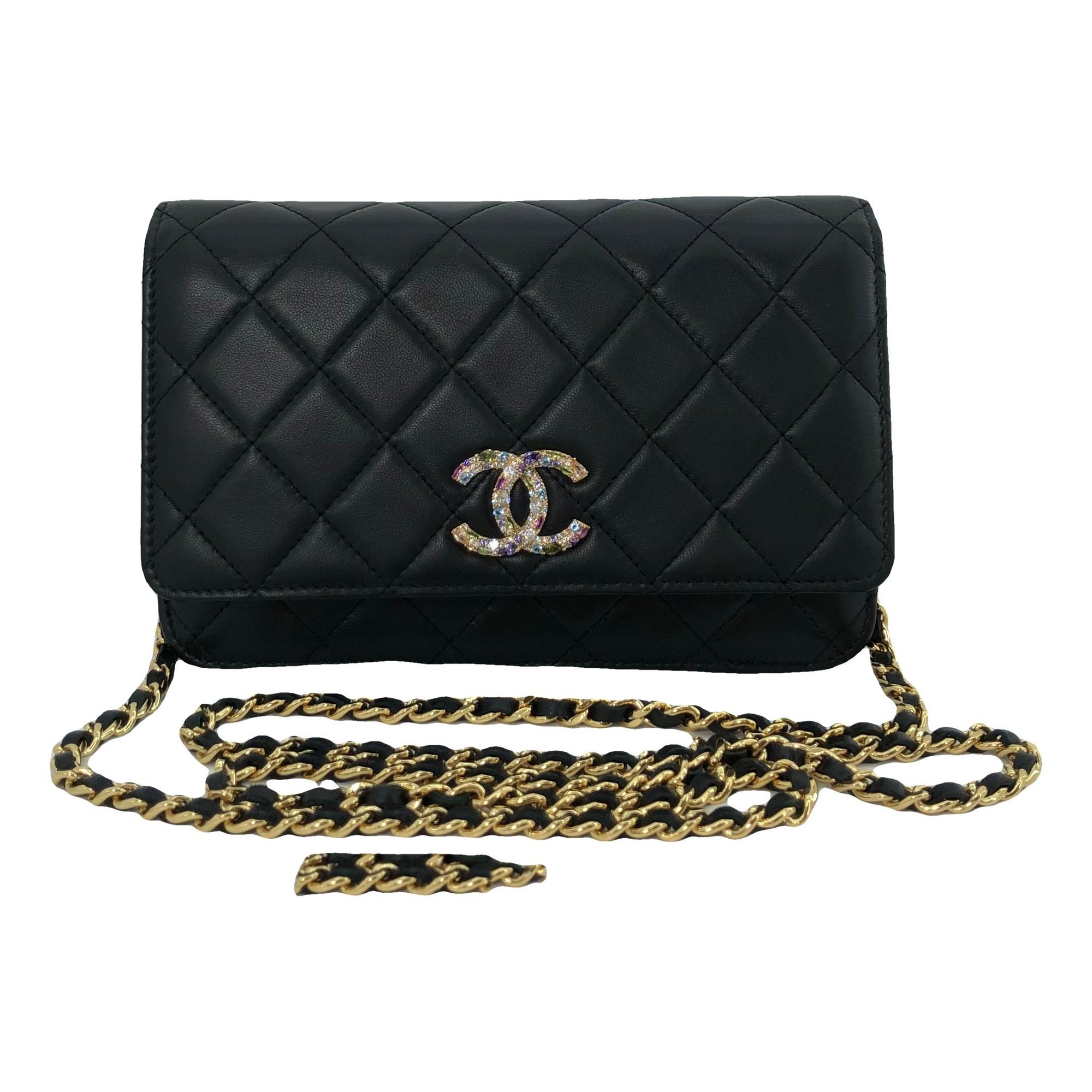 Wallet On Chain Timeless/Classique leather crossbody bag