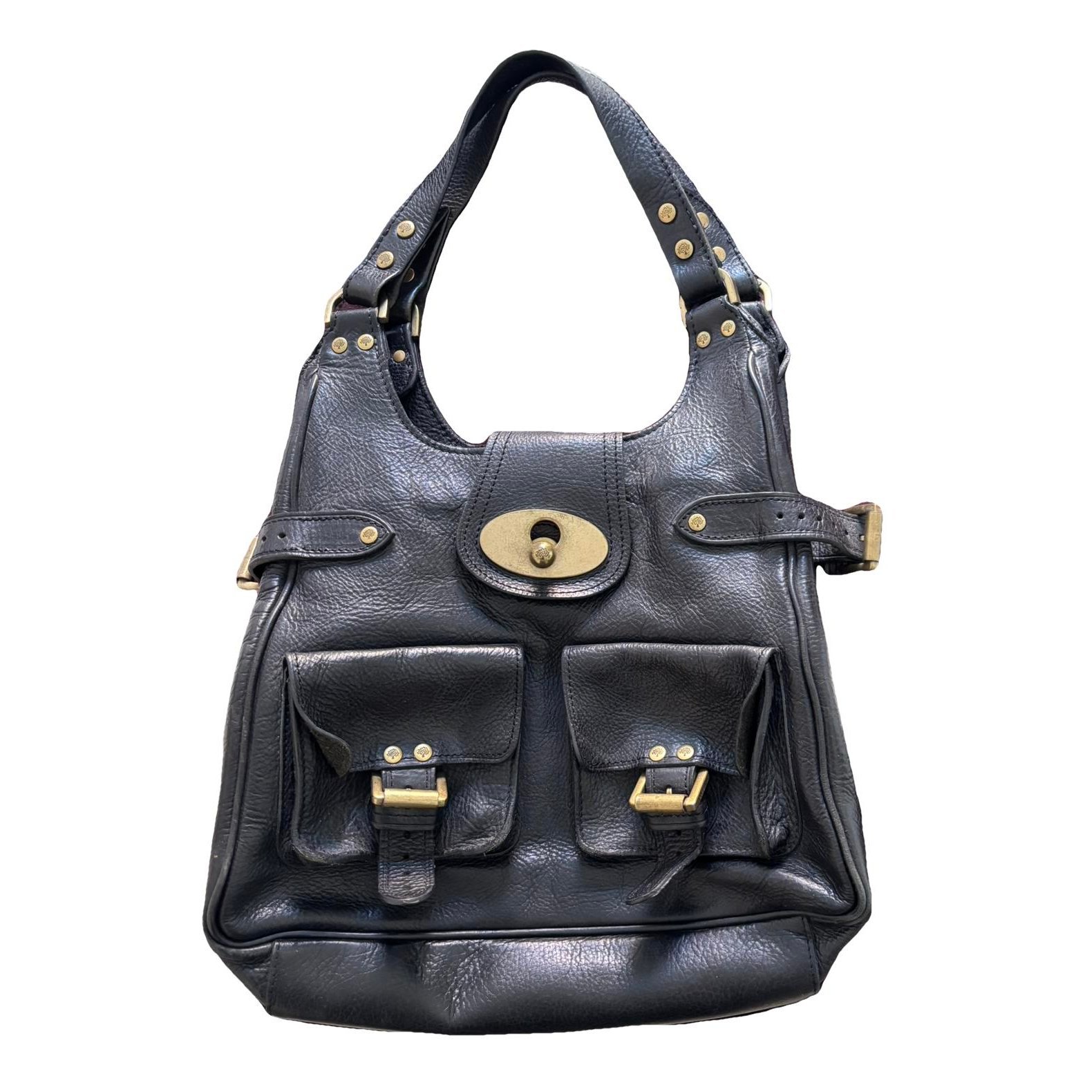 Leather handbag