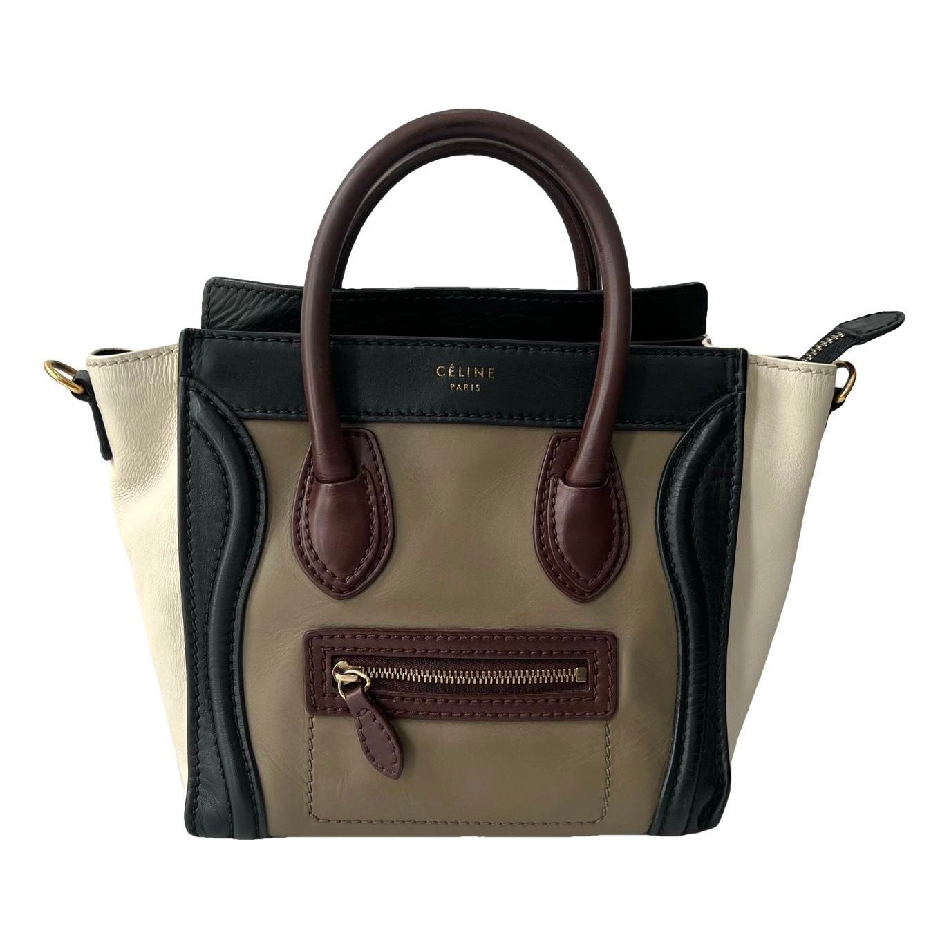 Nano Luggage leather handbag