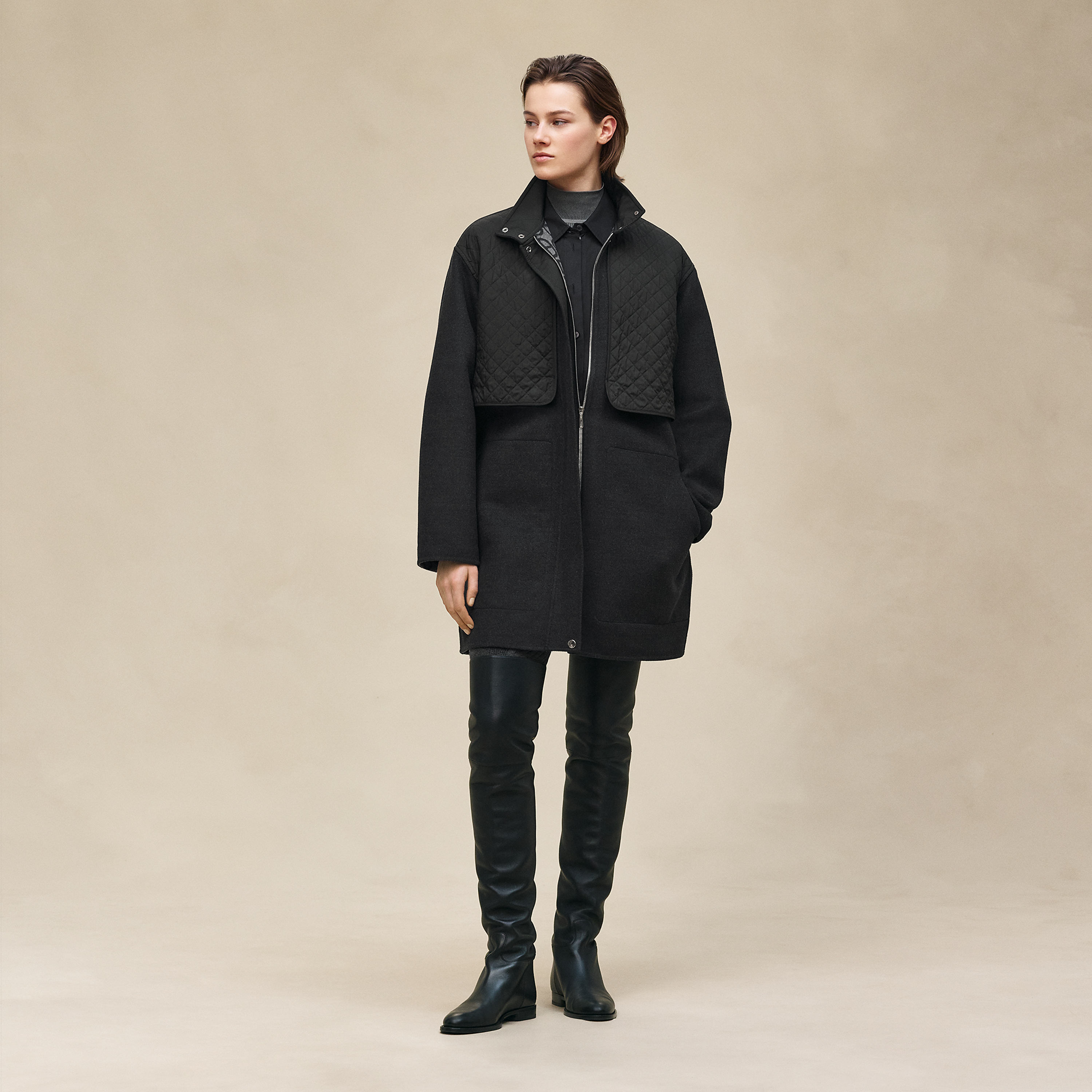 Manteau Inspiration Parka motif « Chaîne d'Ancre »