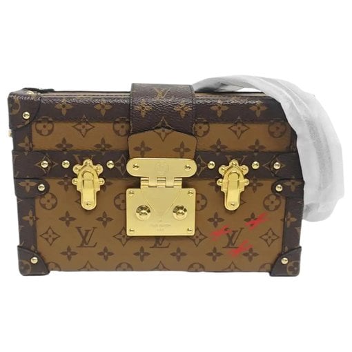 Petite Malle leather crossbody bag
