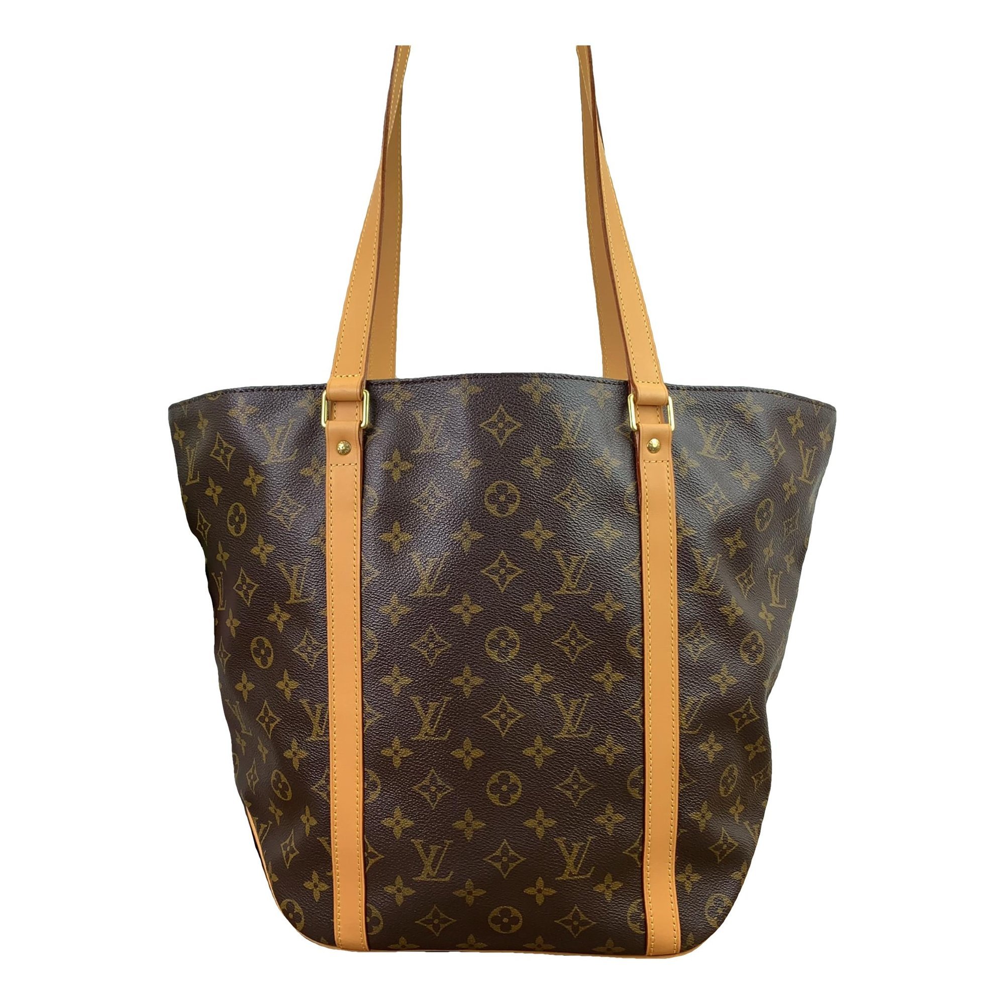 Shopping leather handbag