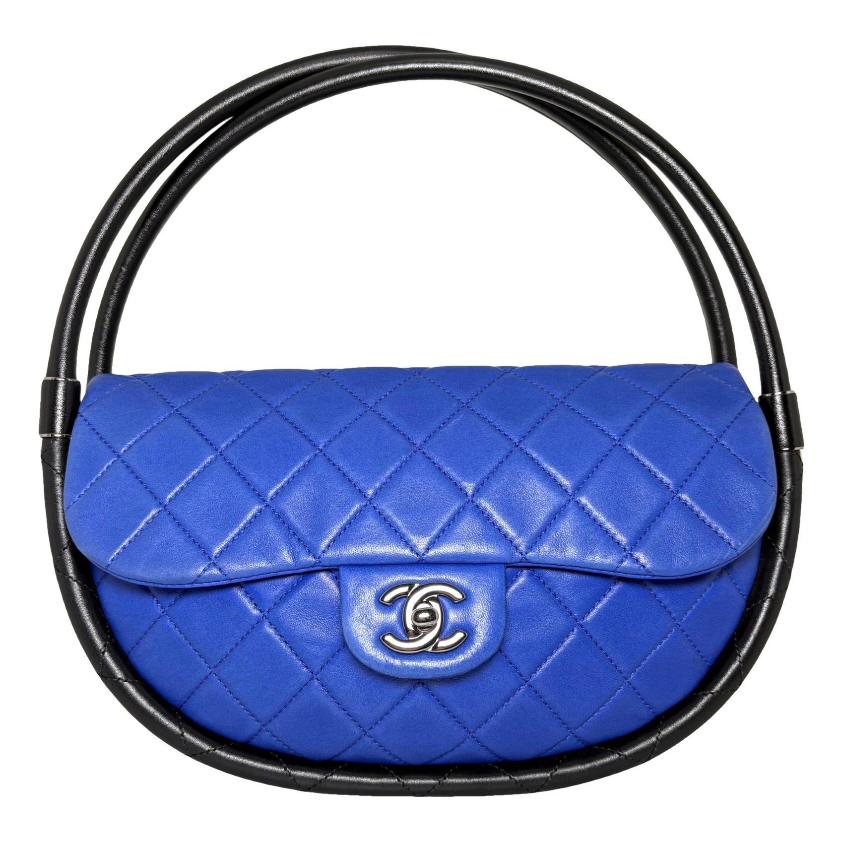 Hula Hoop leather handbag