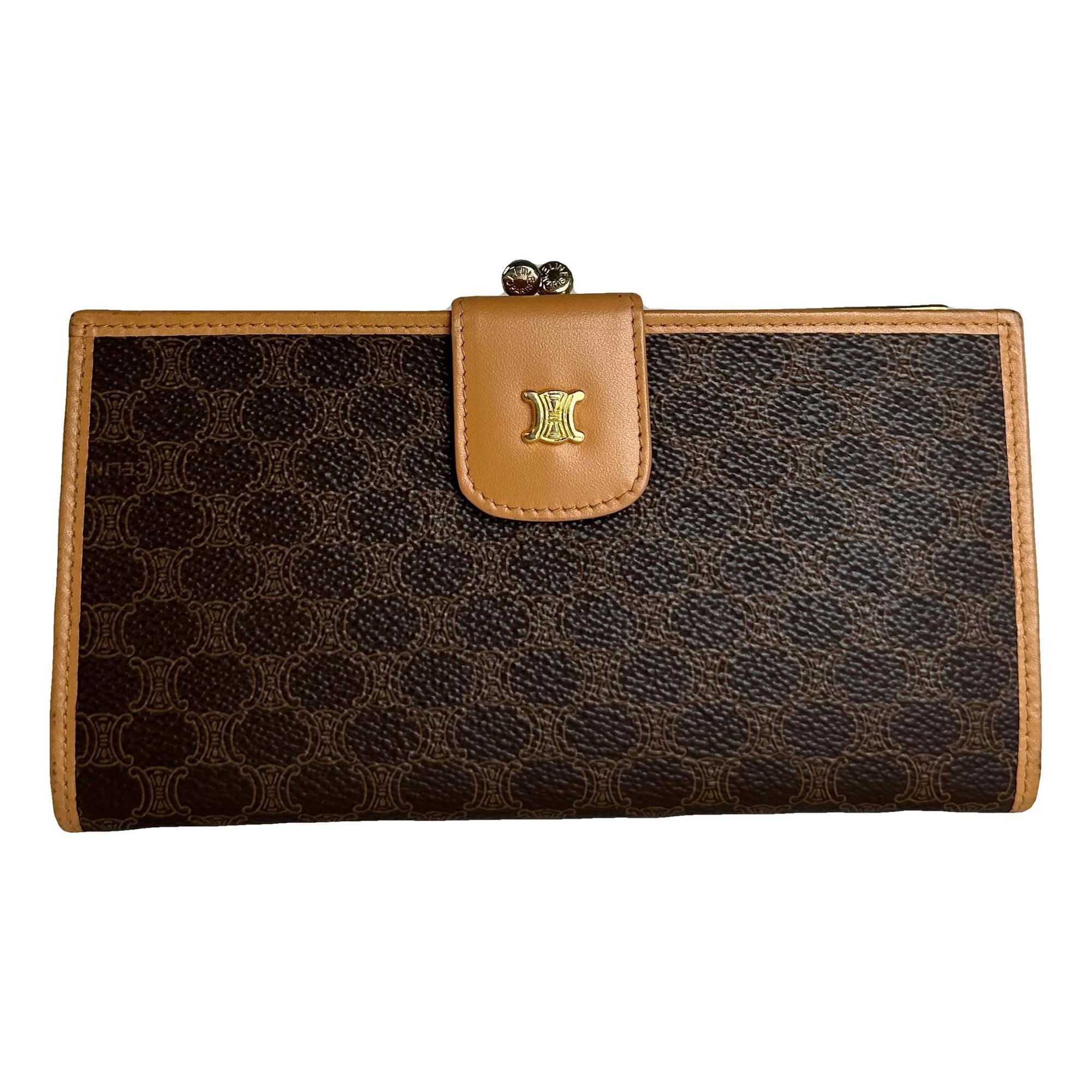Triomphe leather mini bag