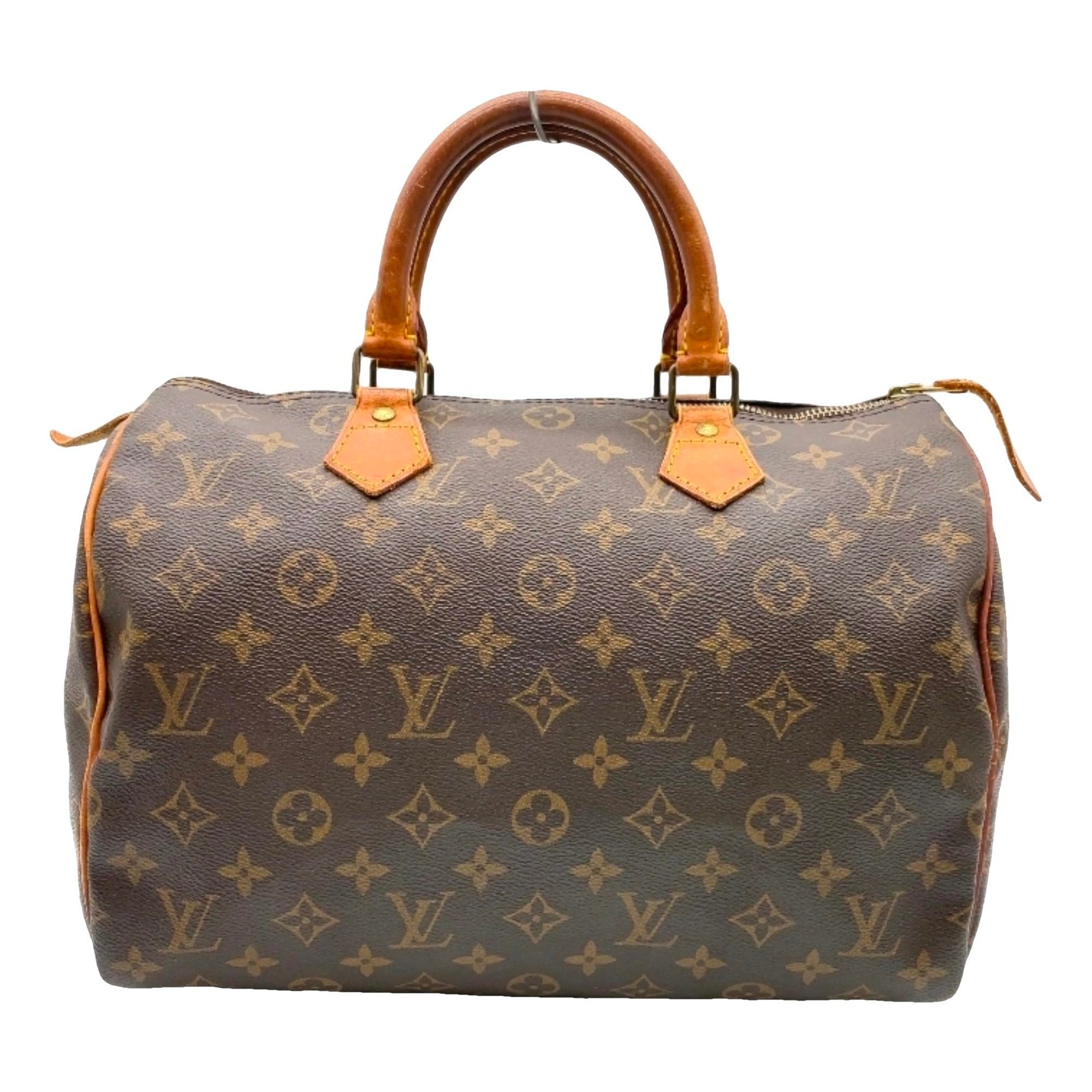 Speedy leather handbag