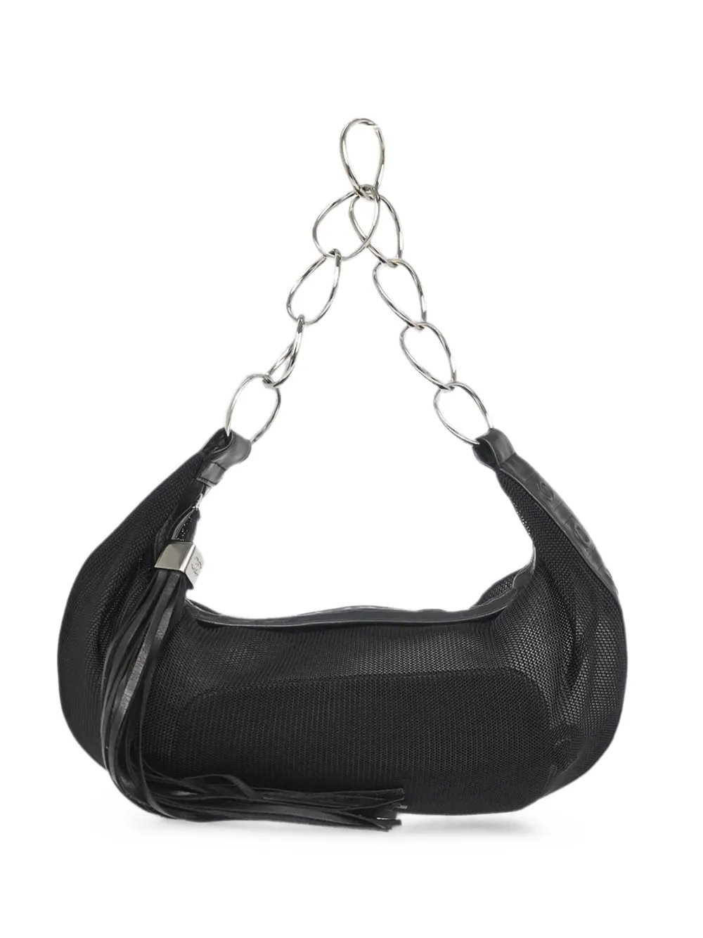 2003 mesh tassel shoulder bag