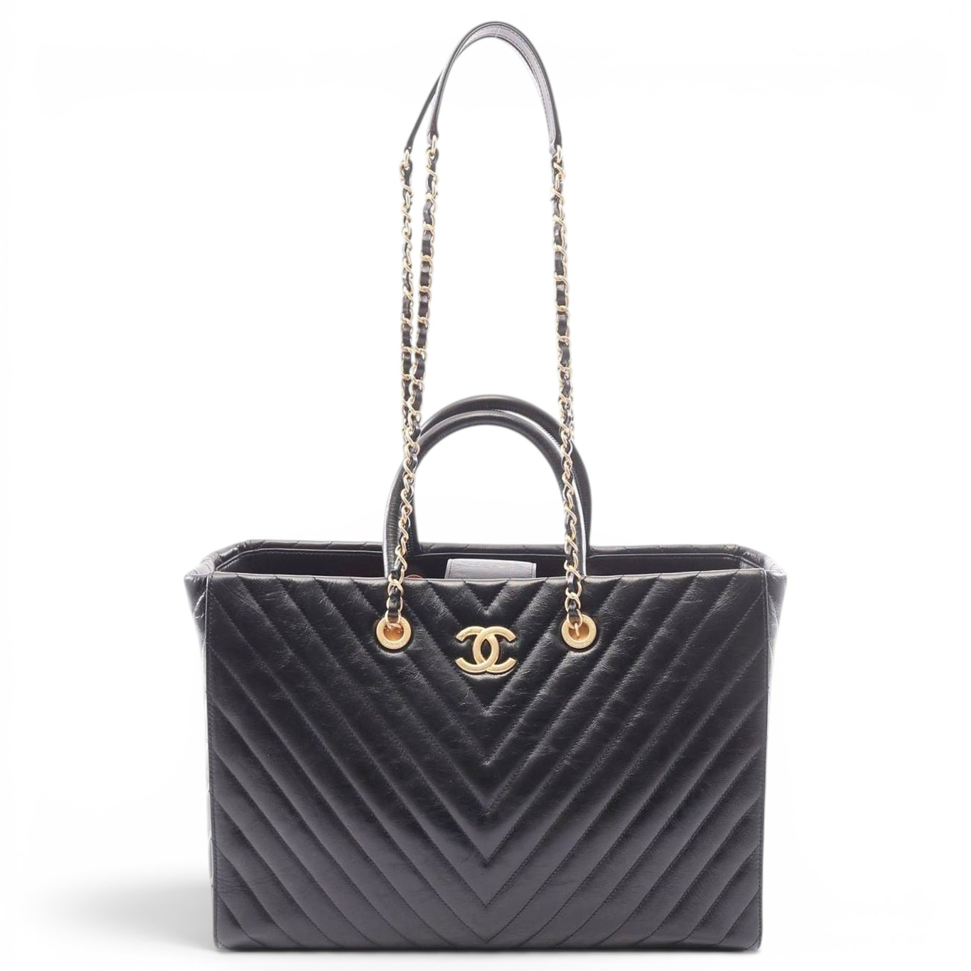 Leather tote