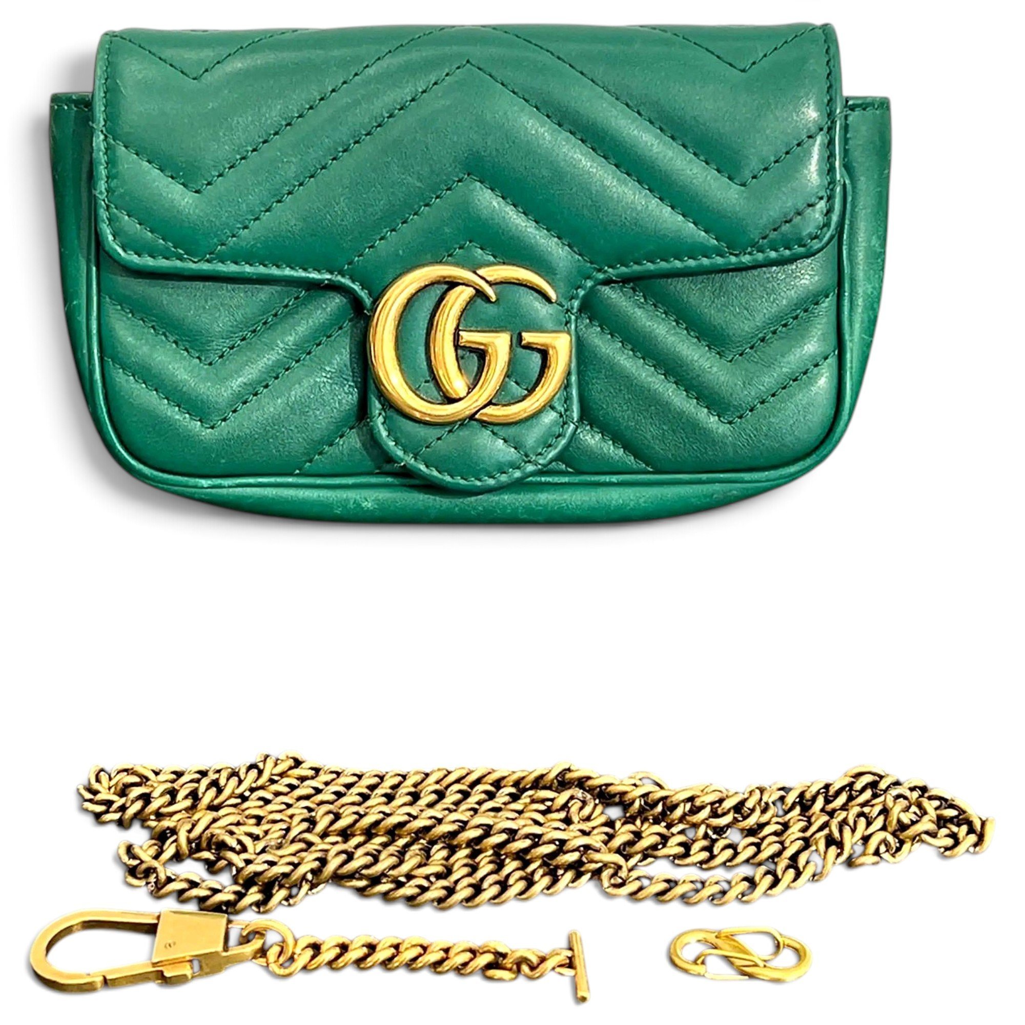 GG Marmont Chain leather crossbody bag