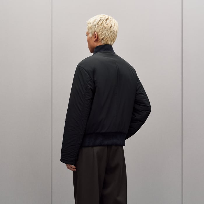 Marine Reversible Rib-trim Jacket
