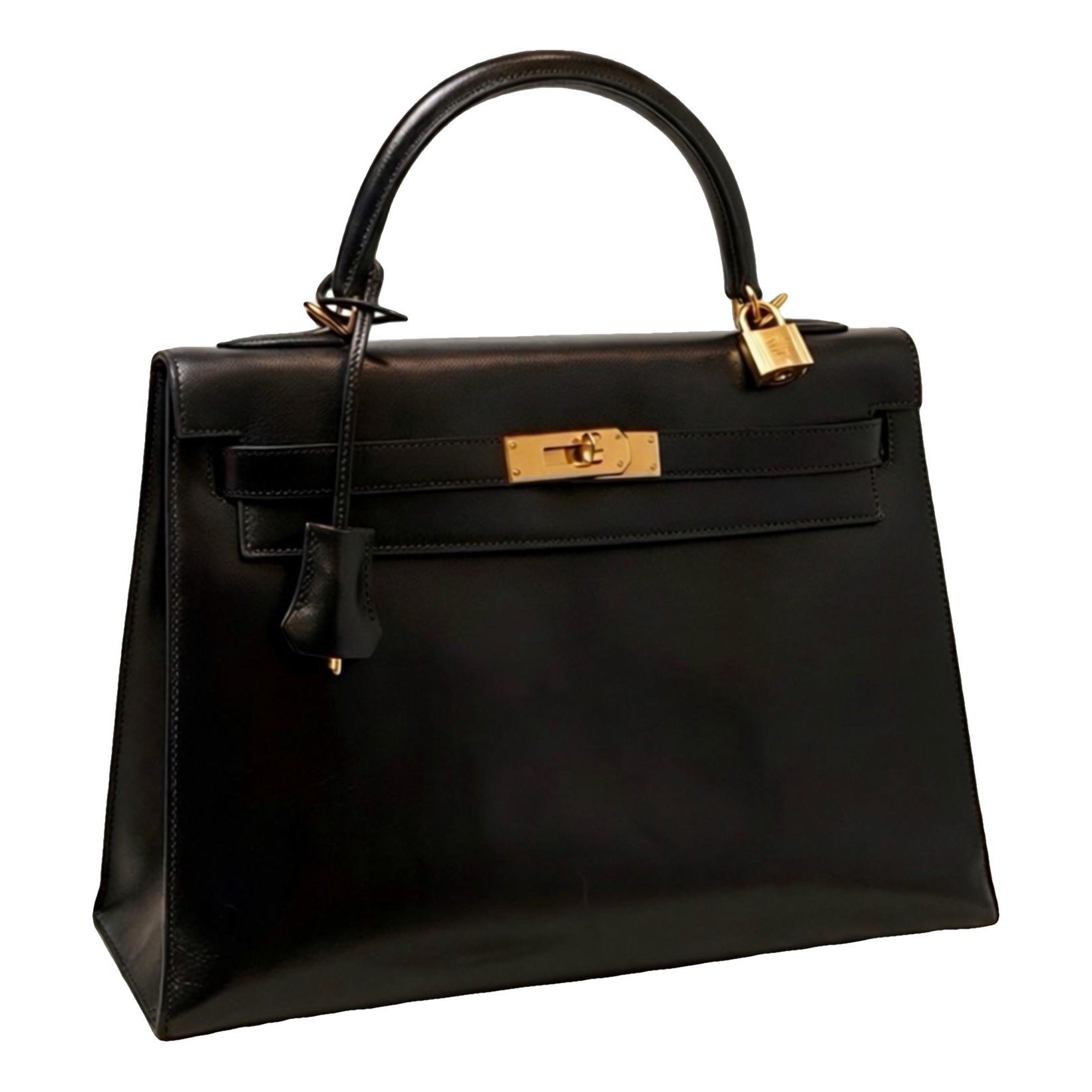 Kelly 32 leather handbag