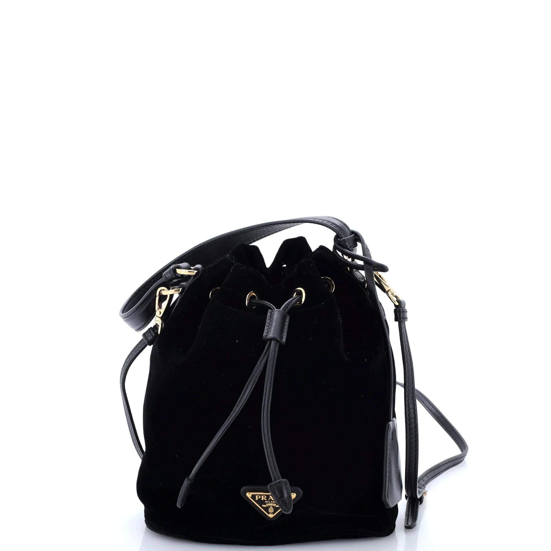 Velvet handbag