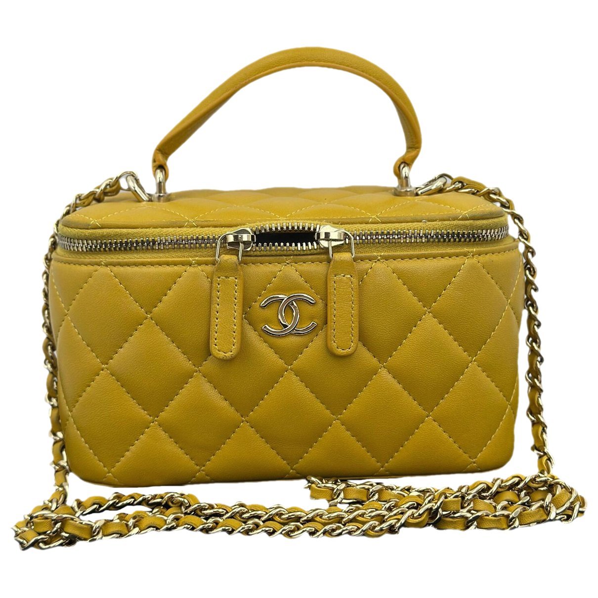 Trendy CC Vanity leather handbag