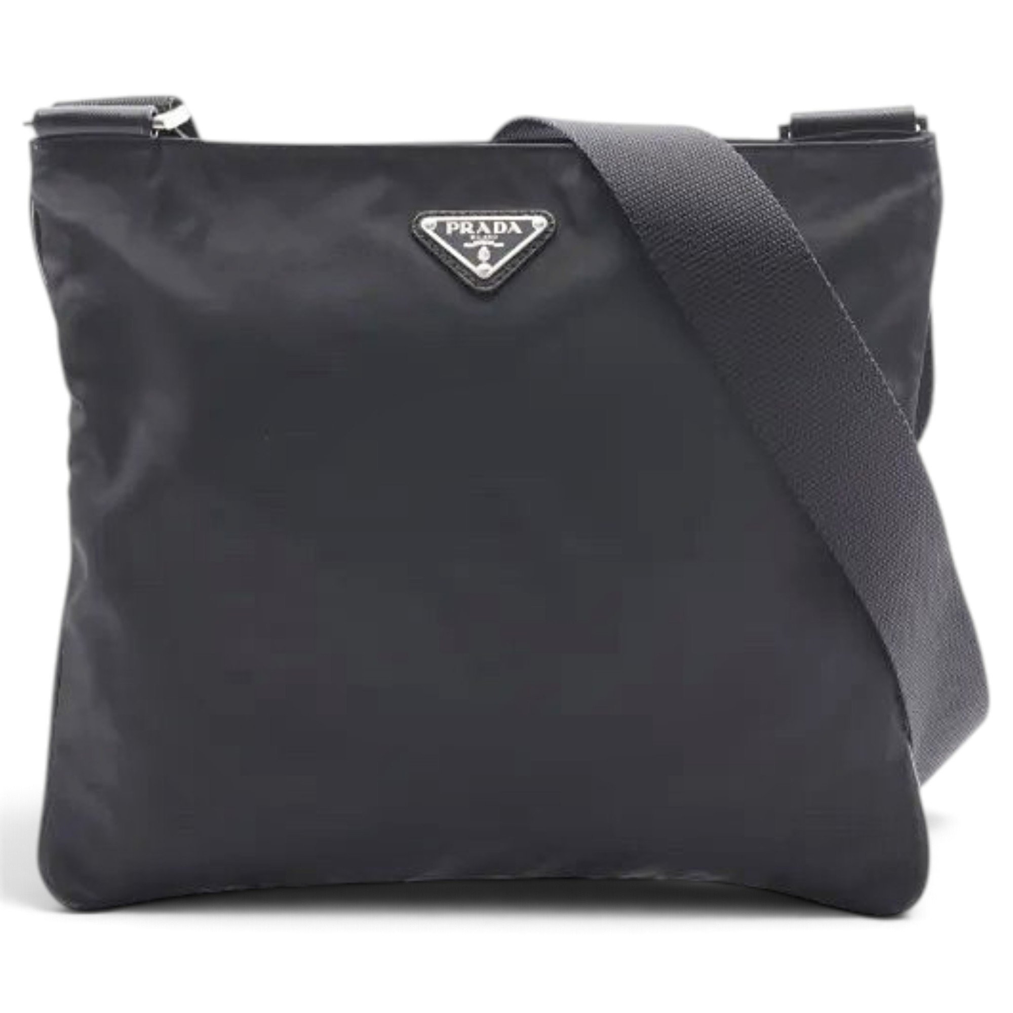 Re-Nylon cloth crossbody bag