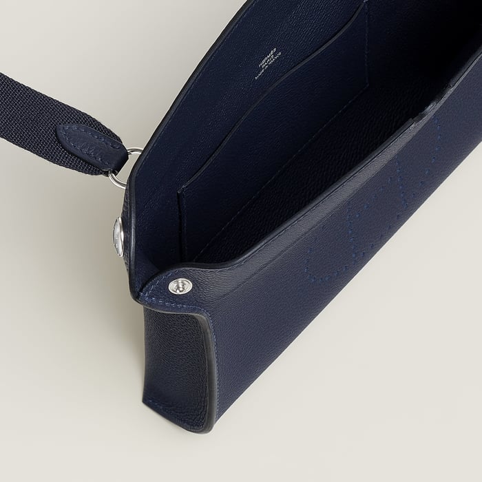 Bleu Nuit Hermès Videpoches Bag