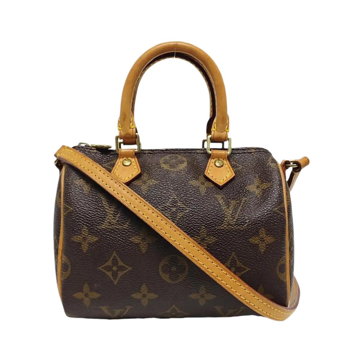 Nano Speedy / Mini HL leather handbag