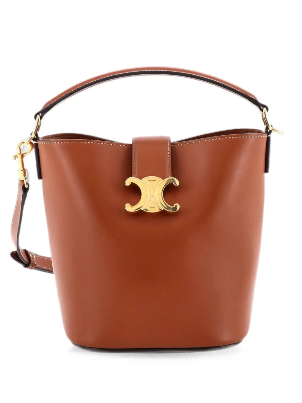 Louise Bag Leather Small bucket bag