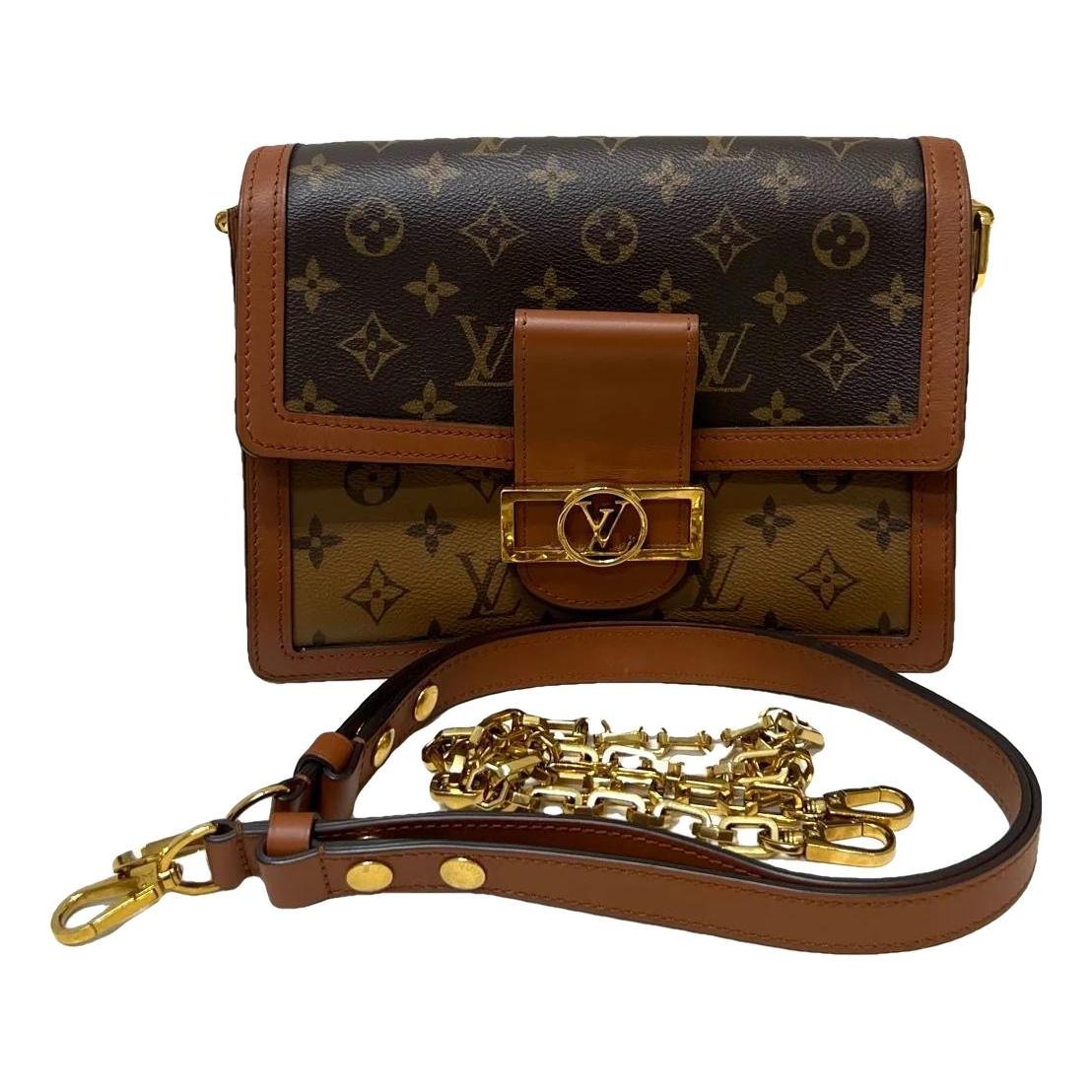 Dauphine leather handbag