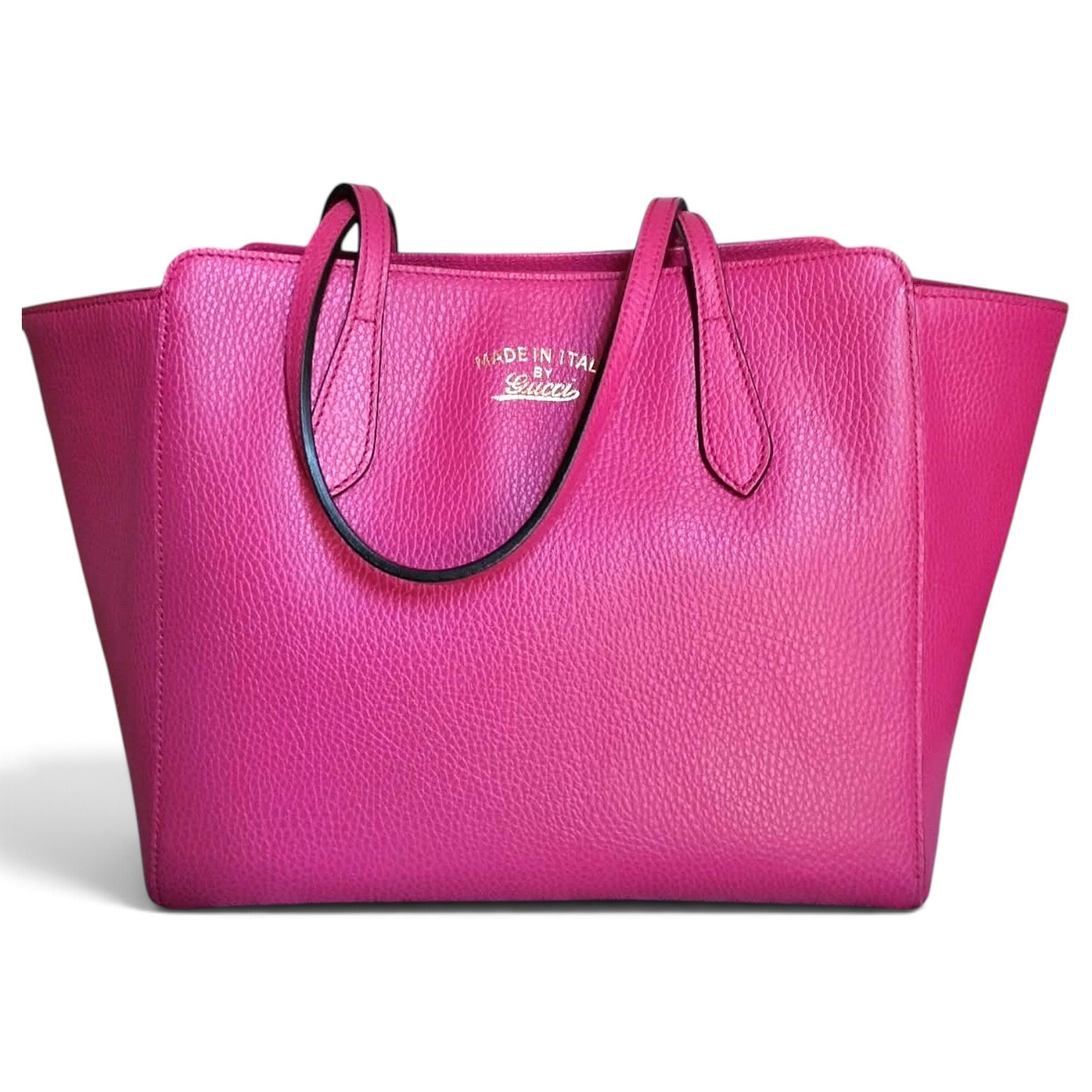 Swing leather tote