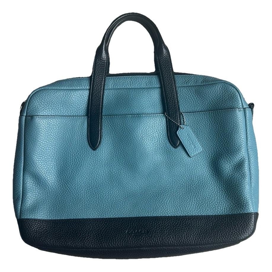 Leather travel bag