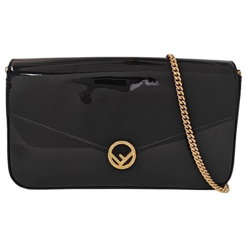 Patent leather handbag