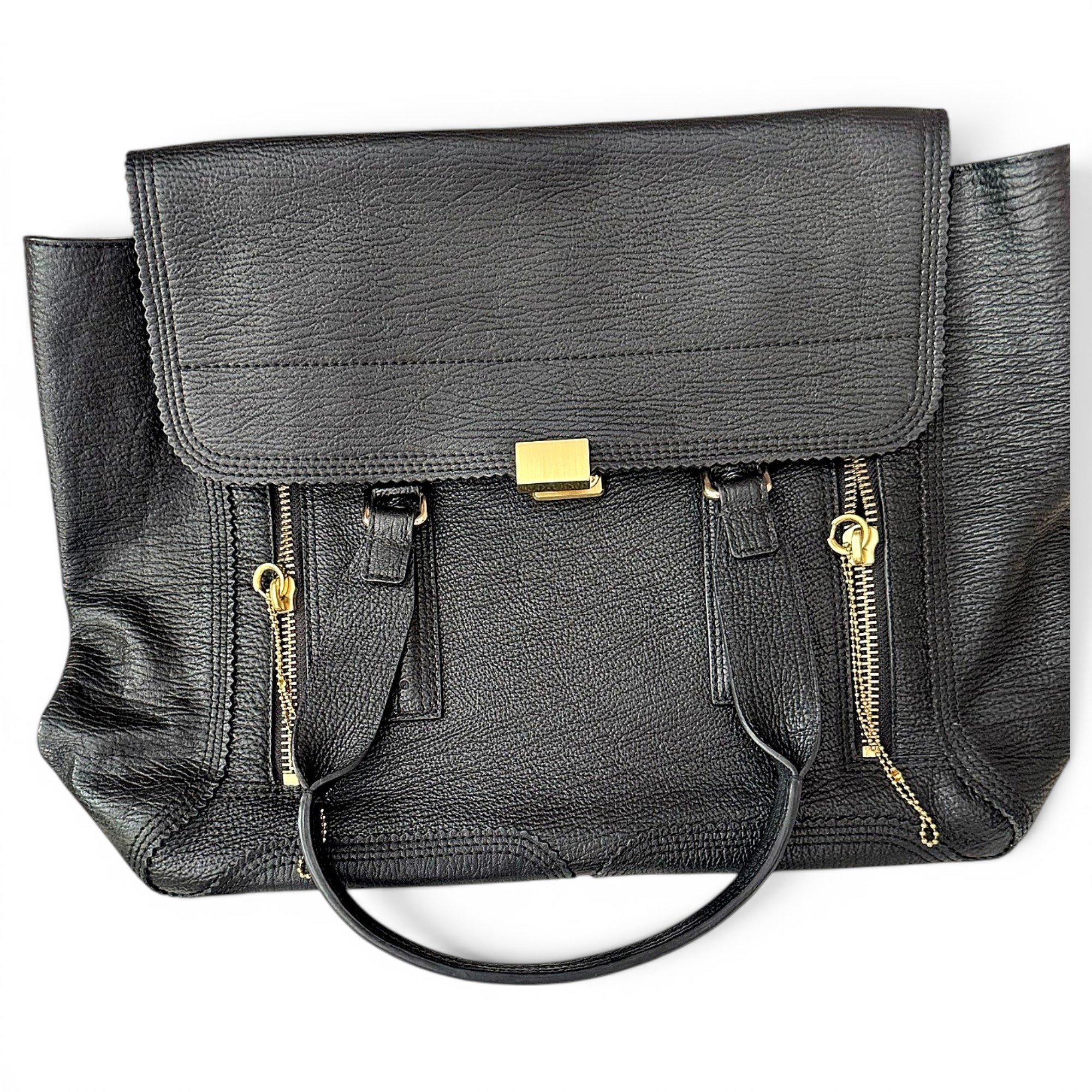 Pashli leather satchel