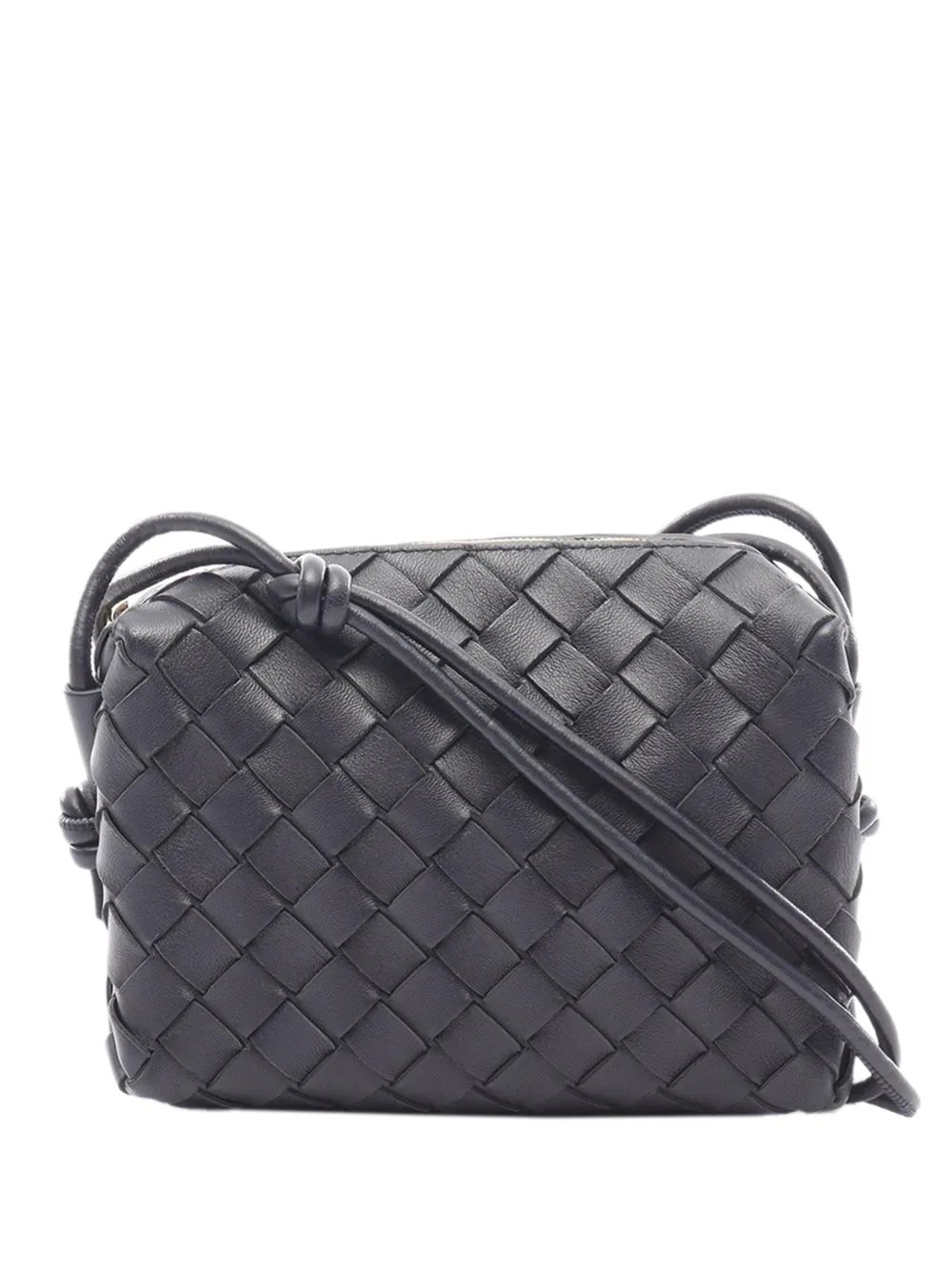 2012-2026 Mini Lambskin Intrecciato Loop Camera Bag crossbody bag