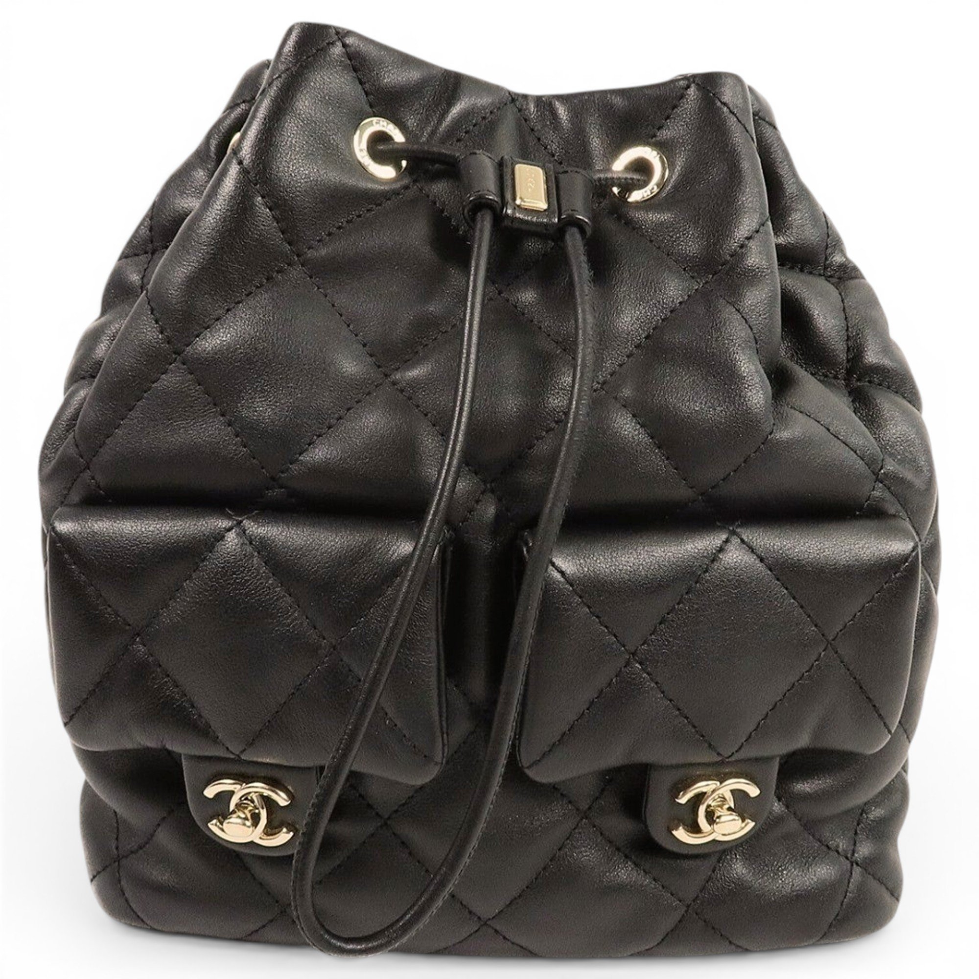 Leather backpack