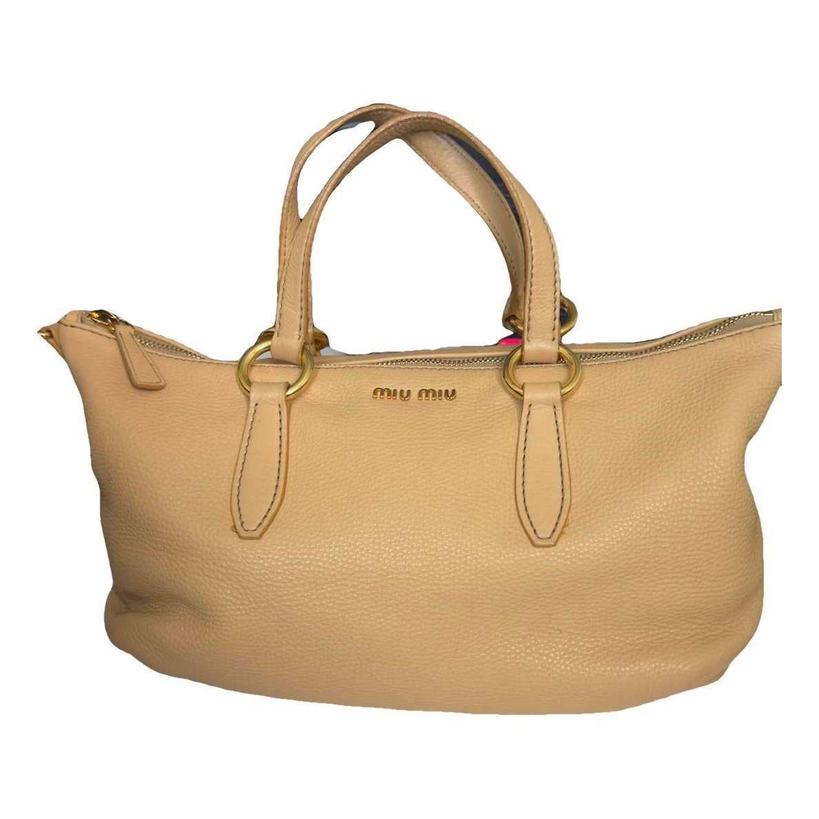 Miu Miu Vitello leather handbag