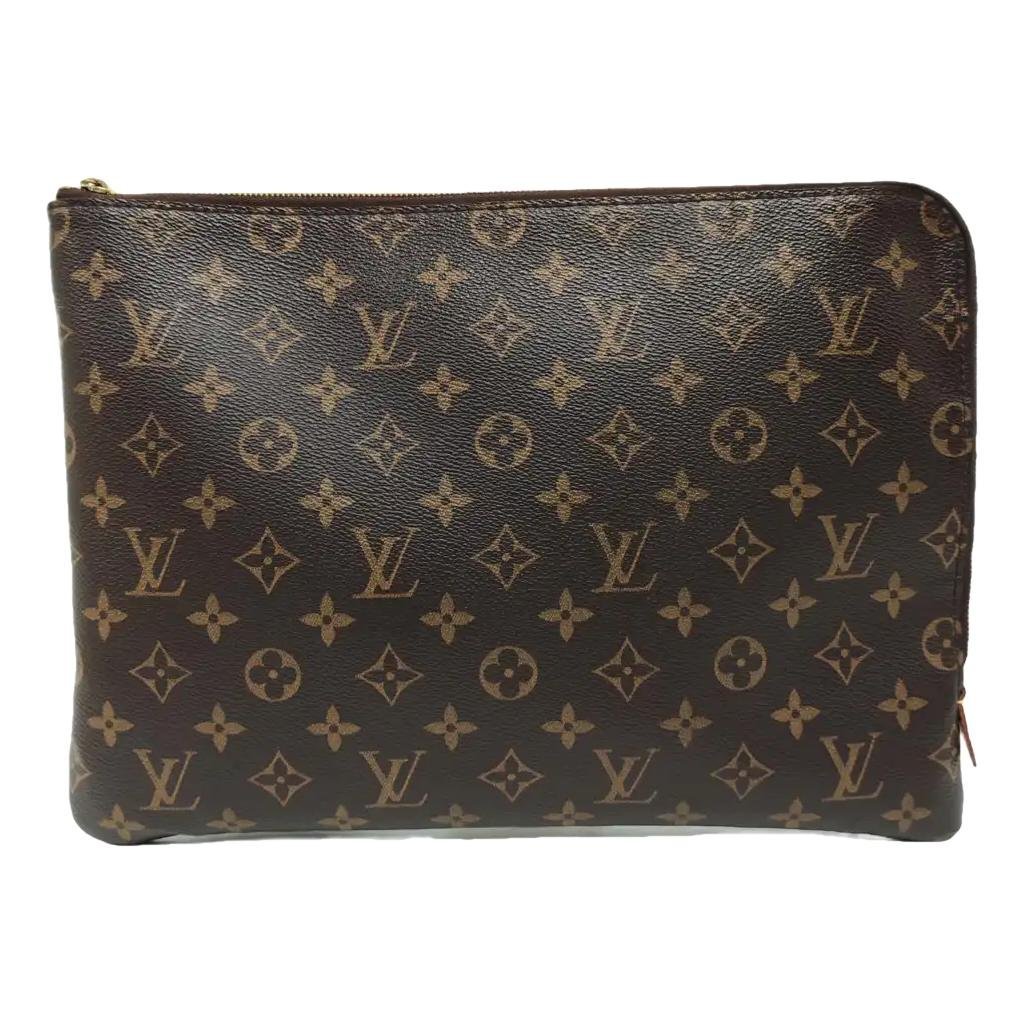 Porte Documents Voyage leather handbag
