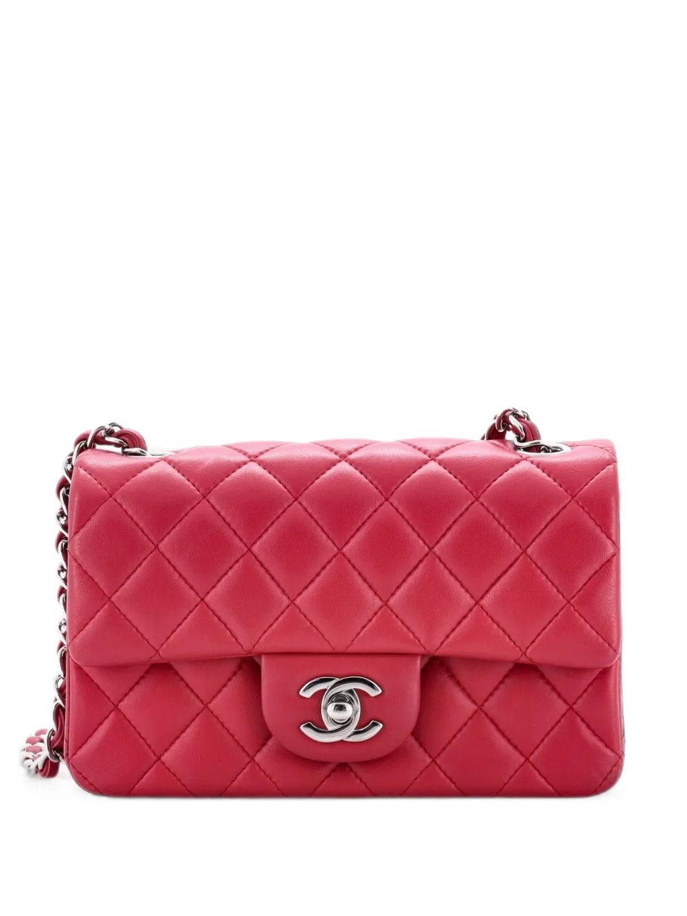 Classic Single Flap Bag Quilted Lambskin Mini crossbody bag