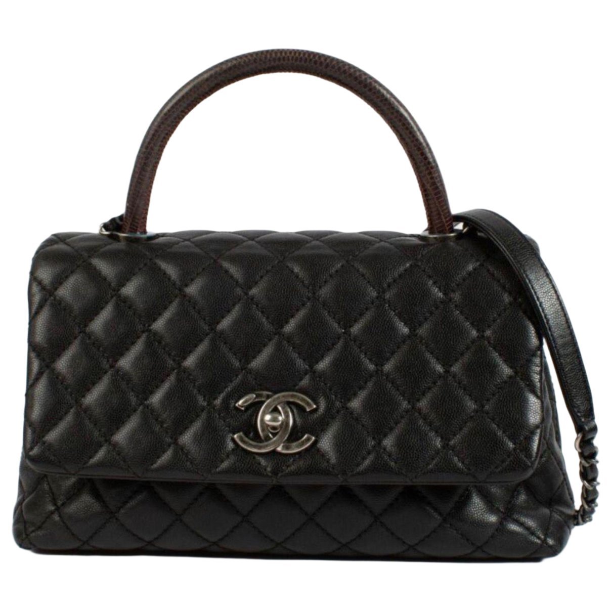 Coco Handle leather handbag