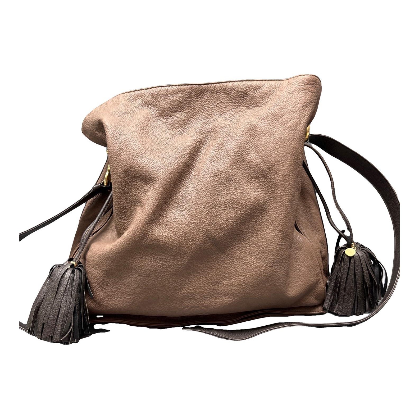 Flamenco leather handbag