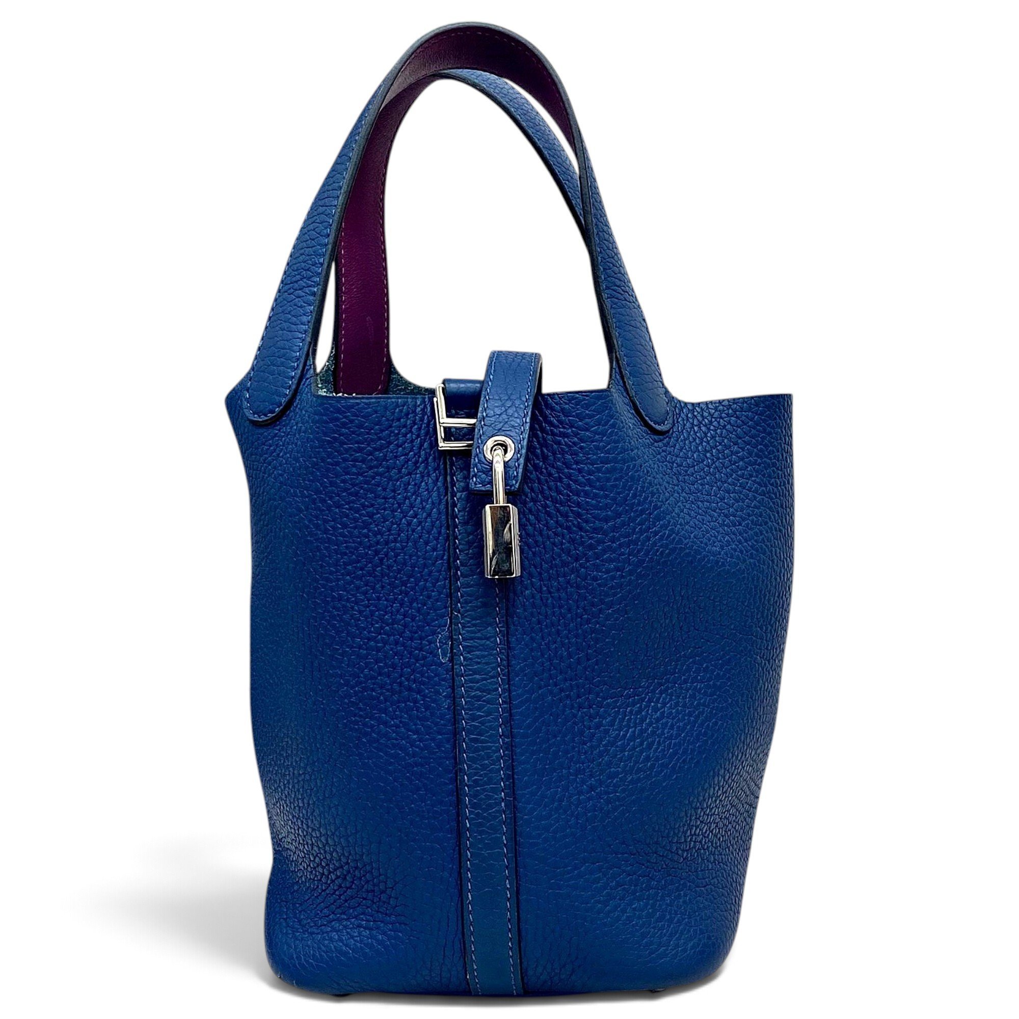 Picotin leather handbag