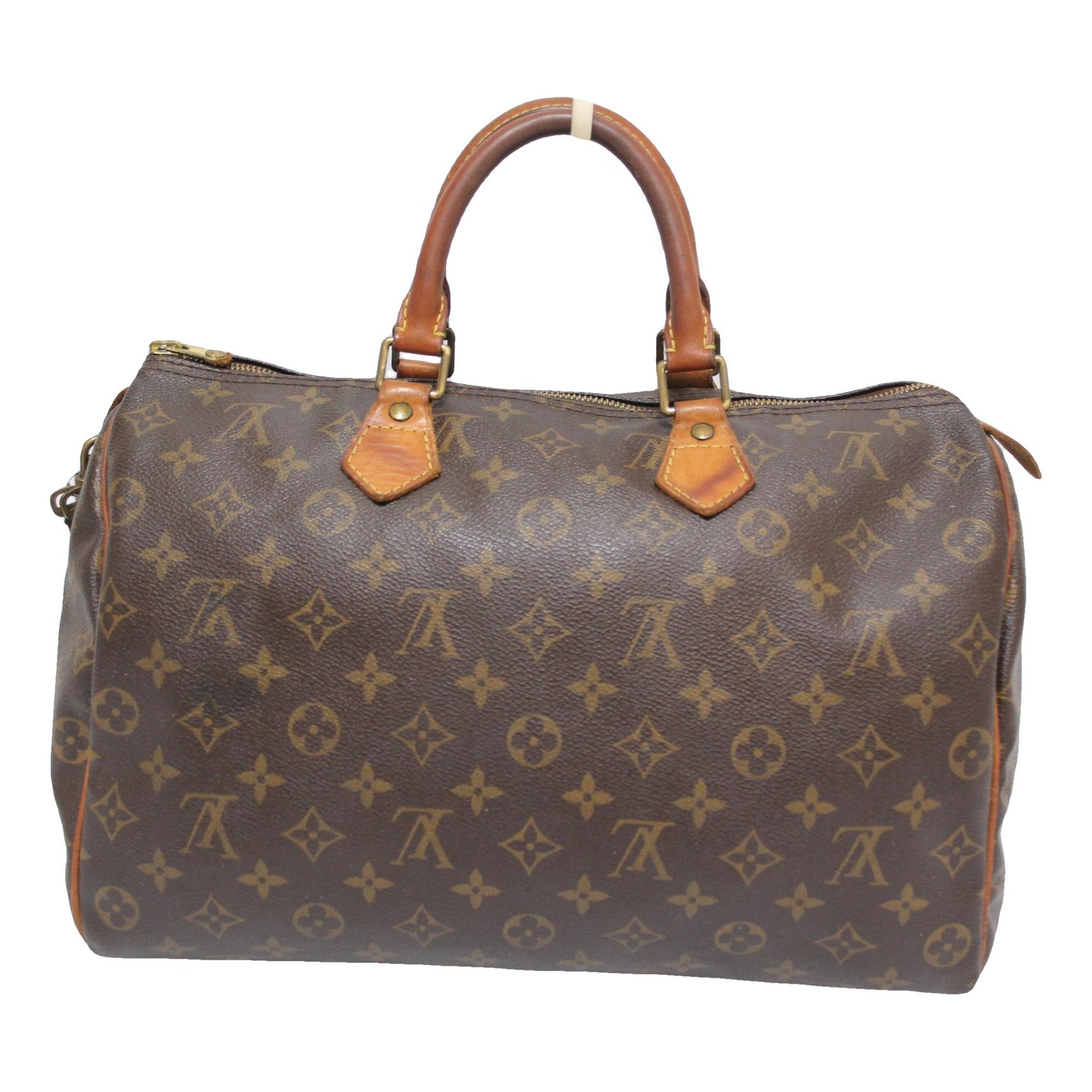 Speedy leather handbag
